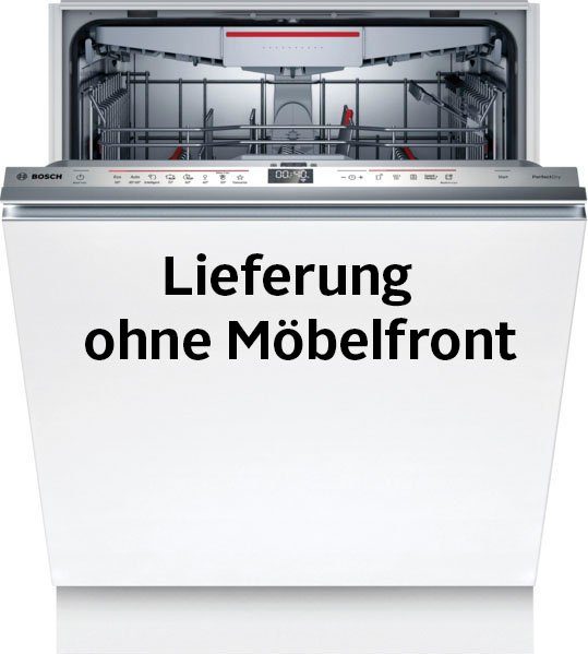 BOSCH vollintegrierbarer Geschirrspüler 6, Programm: Maßgedecke, per 14 Feedback optimierte personalisierte und SMH6TCX01E, Serie Spülergebnisse Intelligent