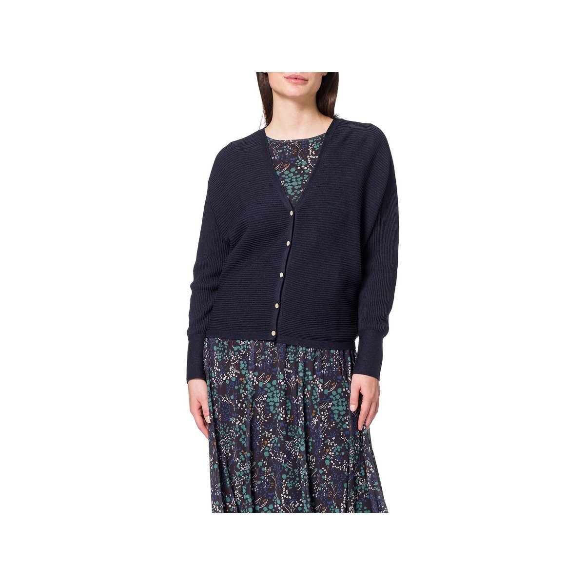 NAVY lässig uni geschnitten Cardigan (1-tlg) Esprit