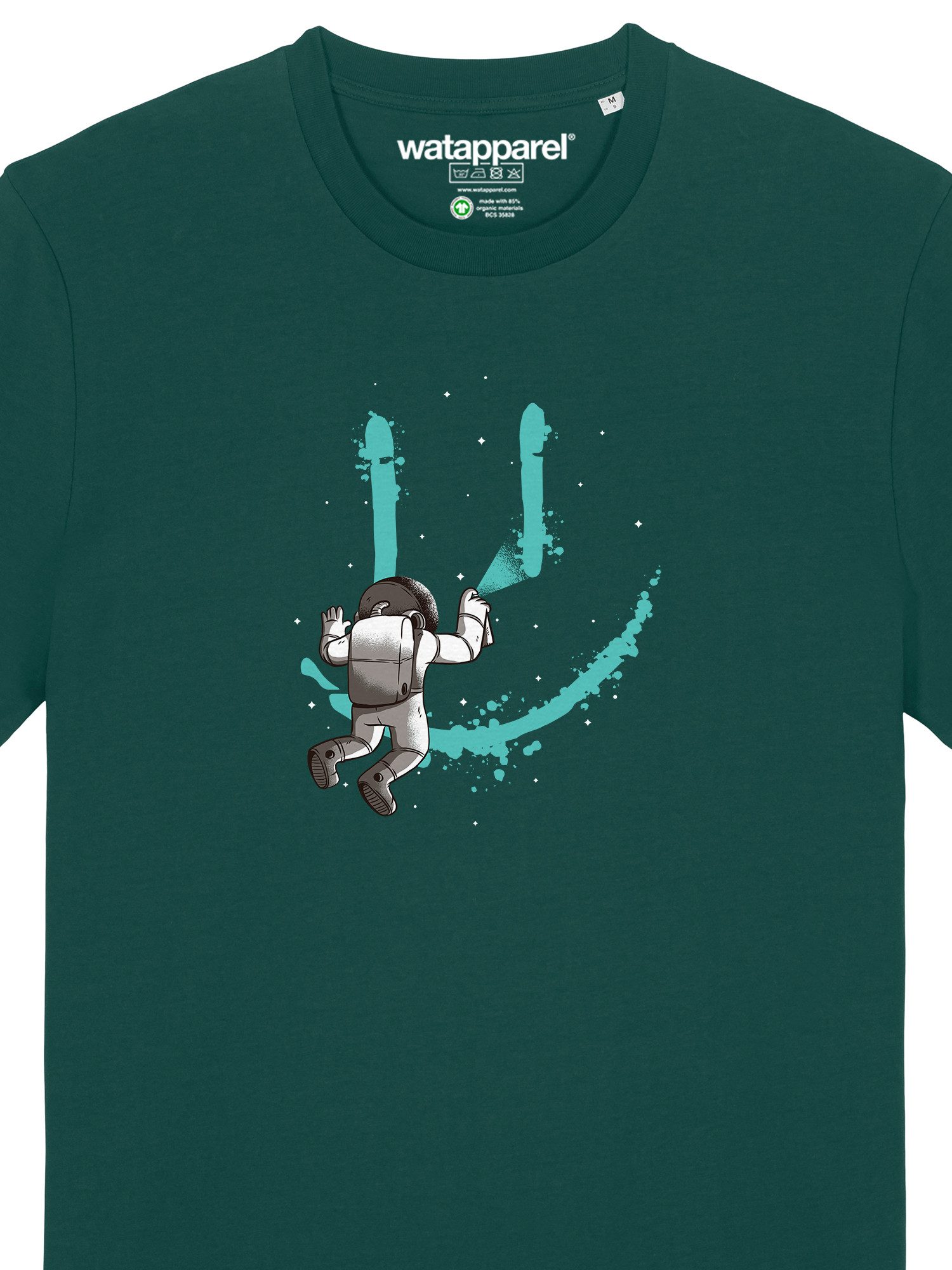wat? Apparel T-Shirt Graffiti Astronaut