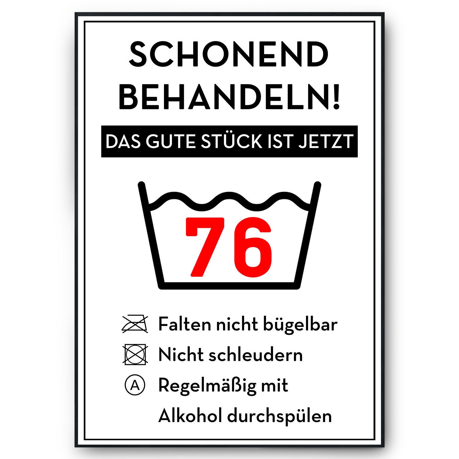 Tigerlino Poster Geburtstag Geschenk Urkunde Lustig günstig online kaufen