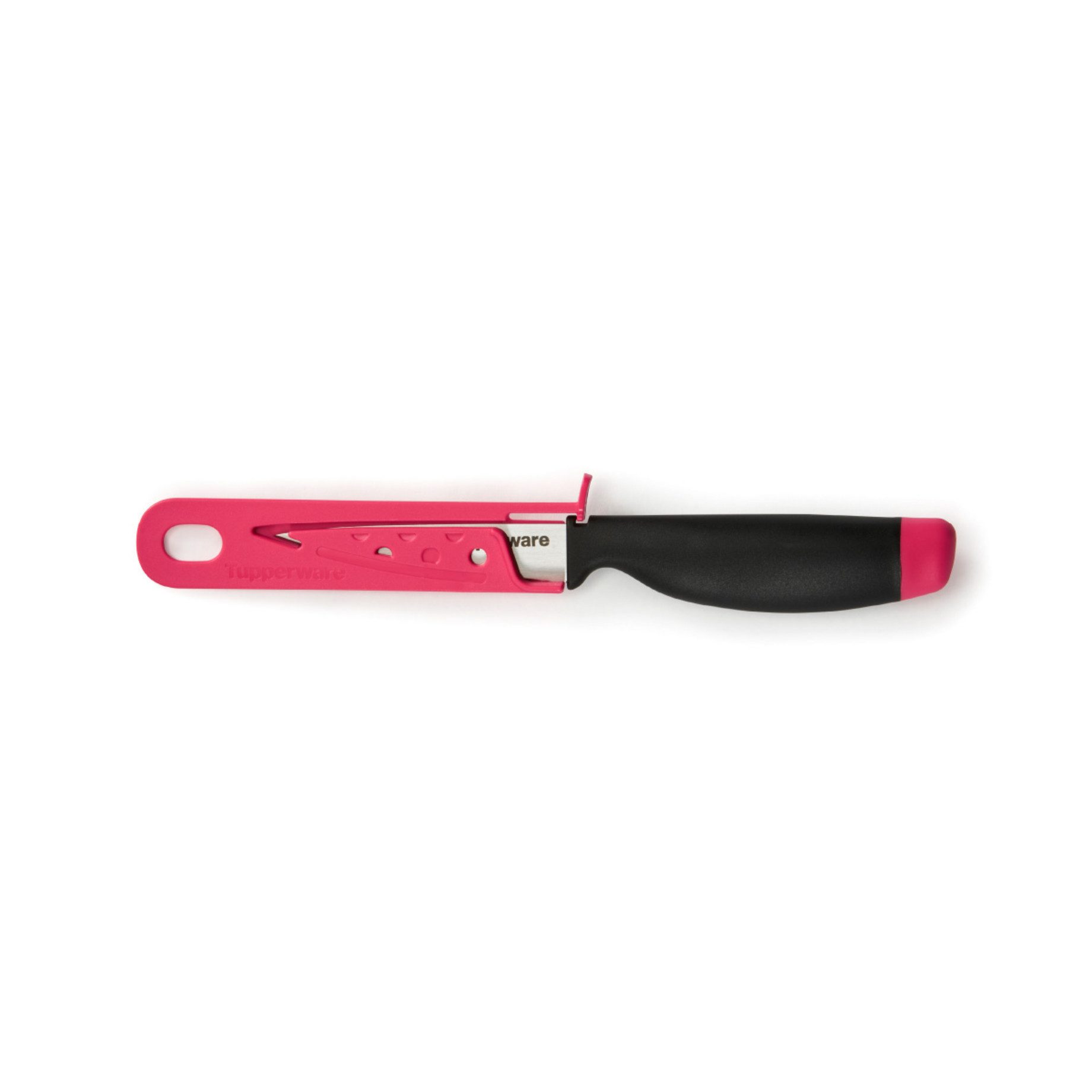 TUPPERWARE Gemüsemesser Tupperware Gemüsemesser A-Serie Messer pink Messerlänge 18,6 cm