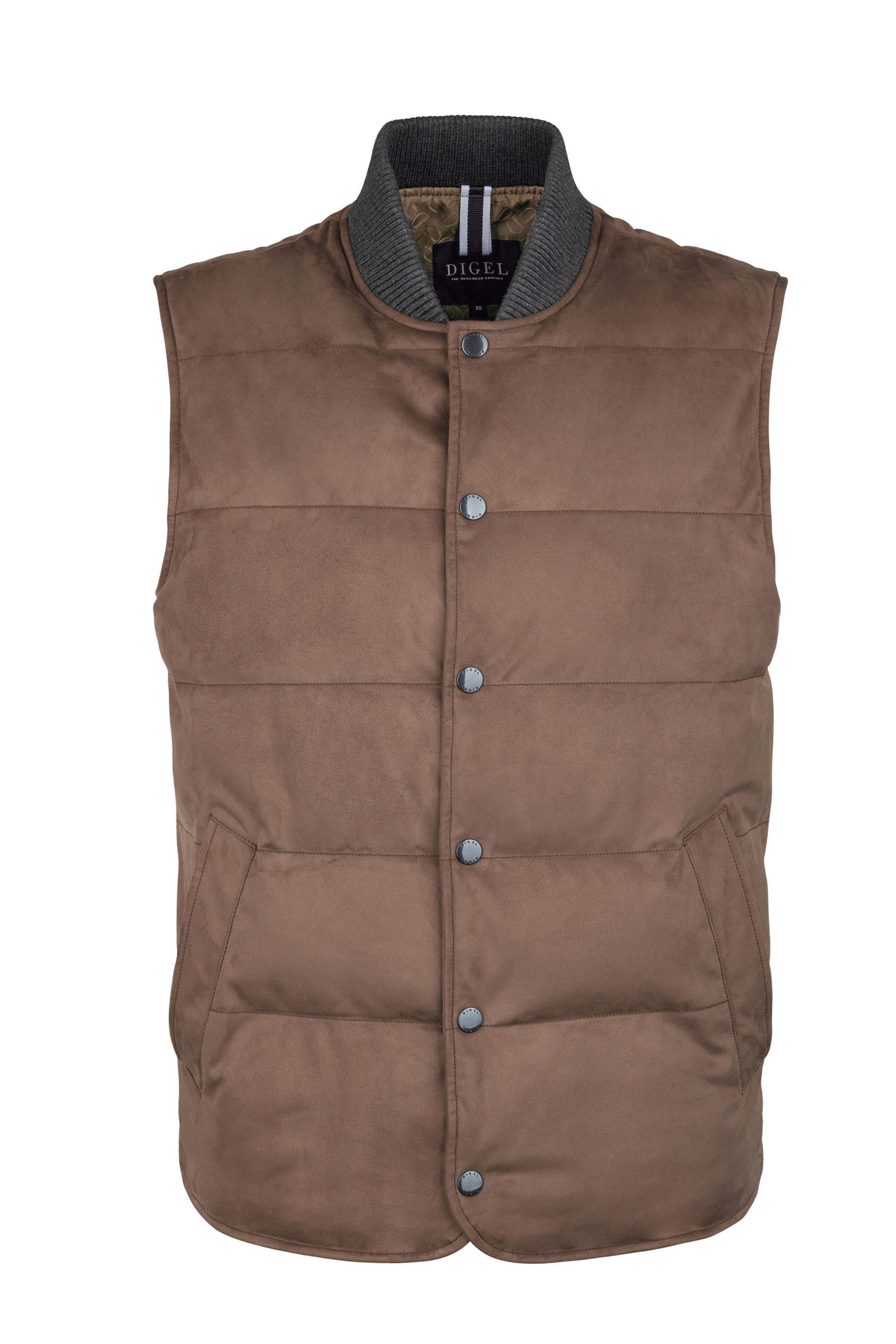 Digel Steppweste Erie (1-tlg) Doppelt gerautes Suede, Sorona® Fiber Down Fü günstig online kaufen