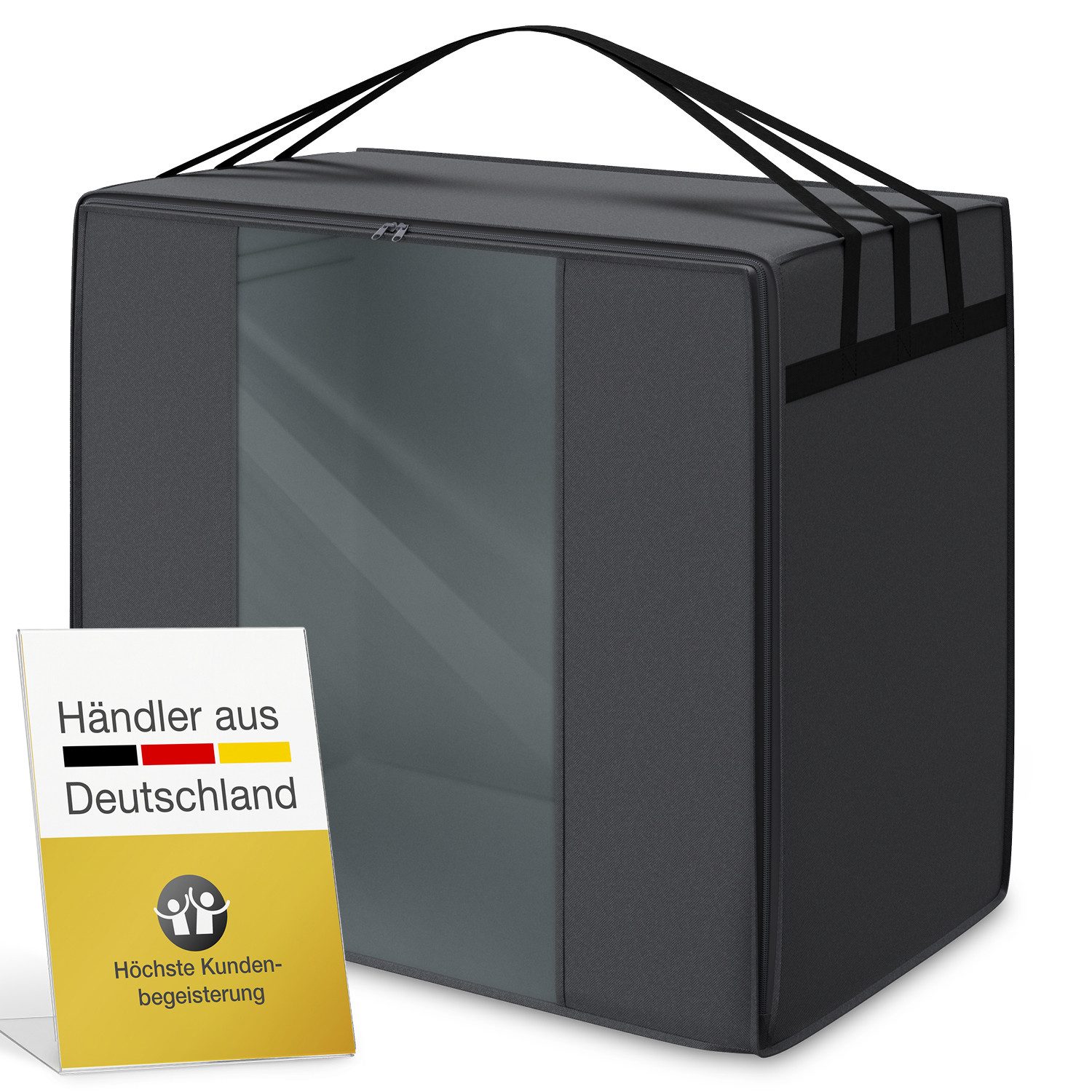ELONEO Aufbewahrungstasche Transporttasche für Klappmatratze, 75x195cm, 90x200cm & weitere Größen (1-tlg), 3-Punkt-Tragegurte, wasserabweisend, hochwertiger Reißverschluss