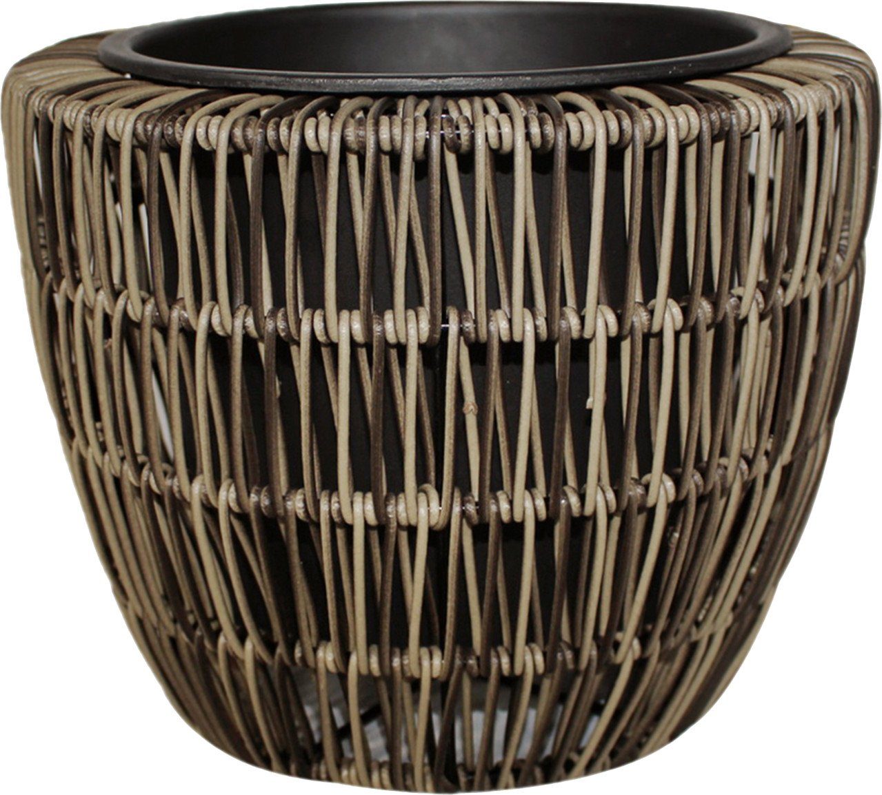 Trend Line Pflanzkübel TrendLine Polyrattan Pflanztopf günstig online kaufen