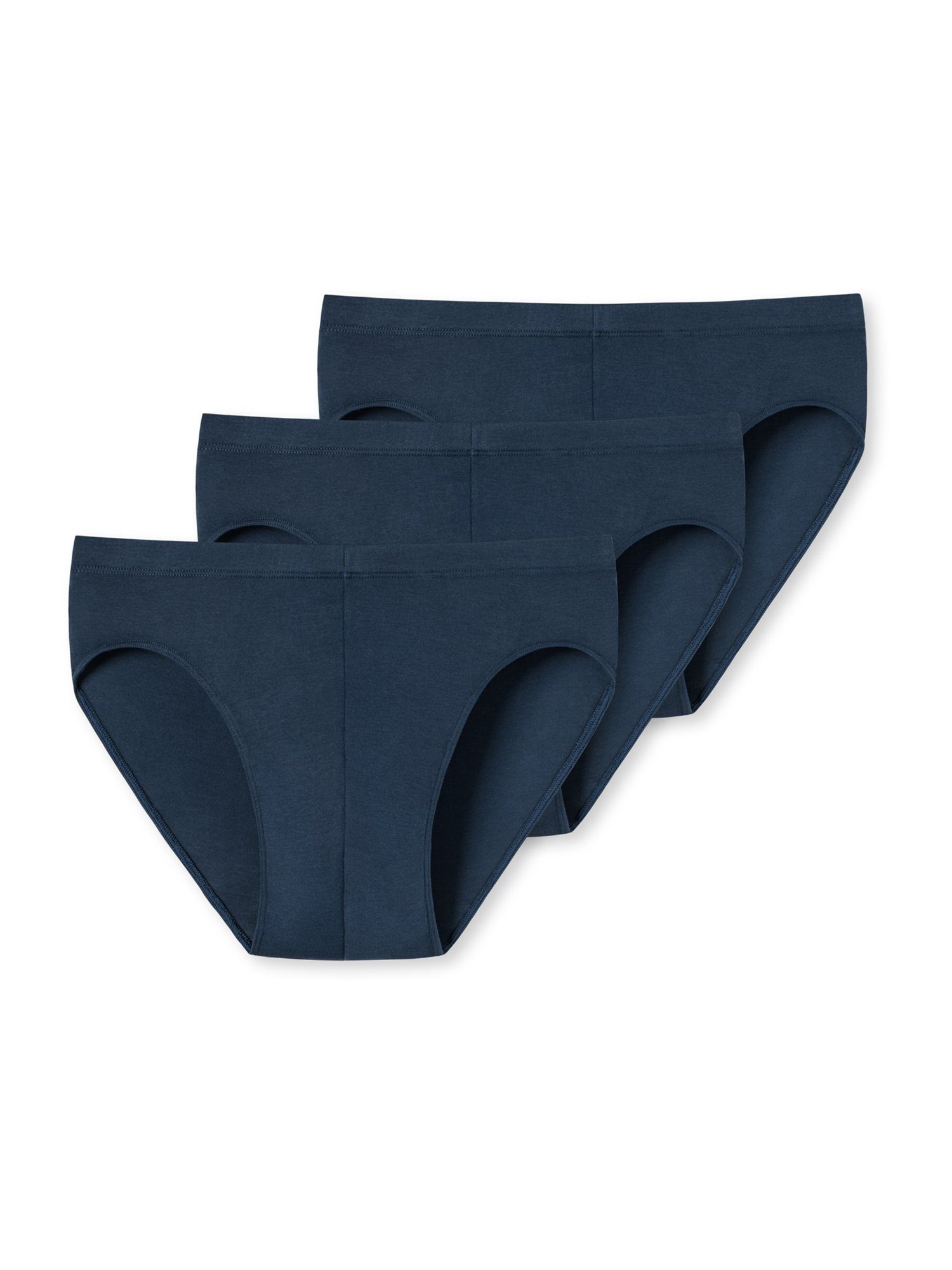 Schiesser Minislip 3-Pack 'Single Jersey' (3-St) dunkelblau | Slips