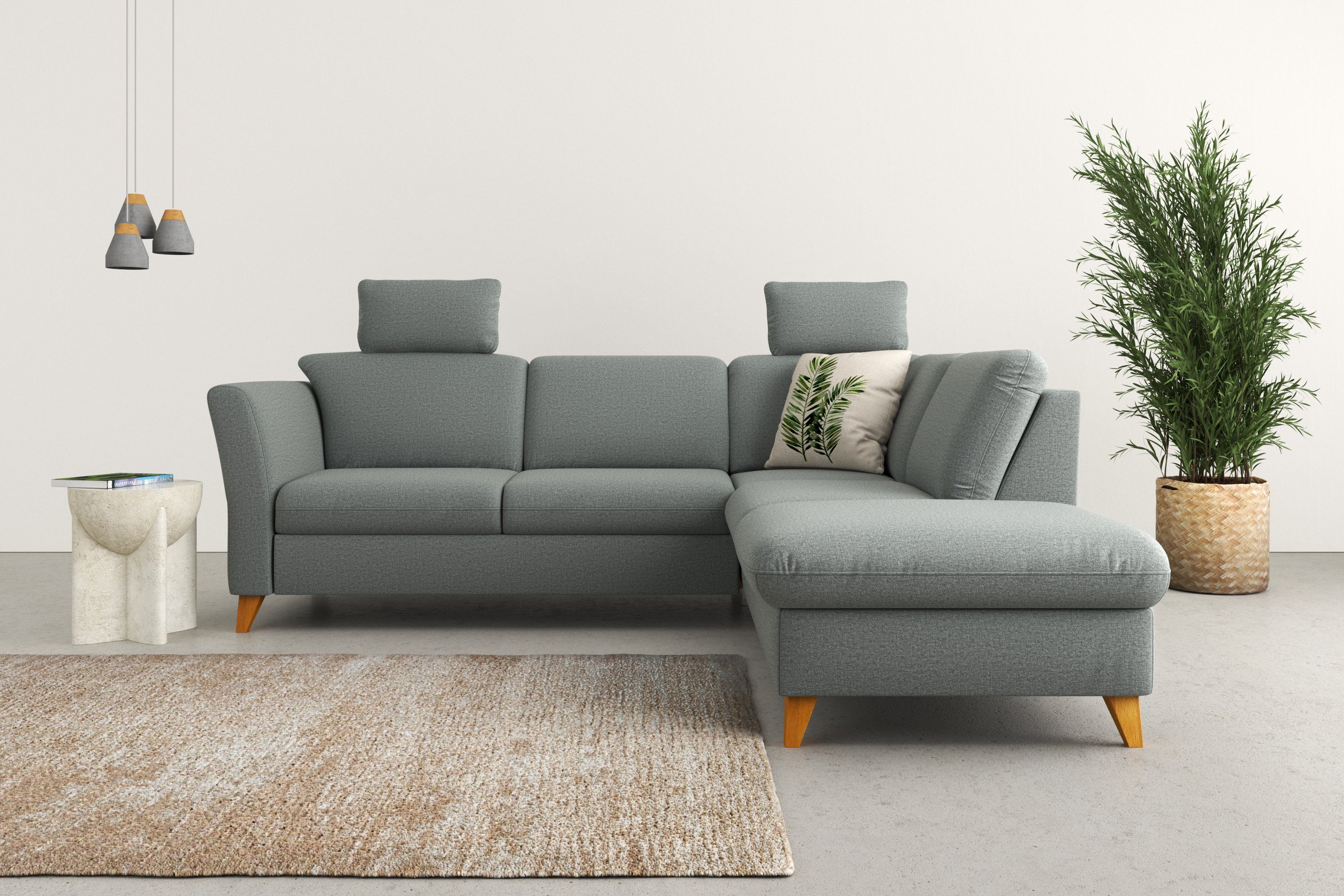 Home affaire Ecksofa Trelleborg L-Form, Federkern-Polsterung, günstig online kaufen