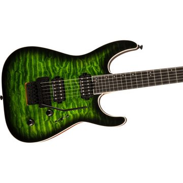 Jackson E-Gitarre, Pro Series Dinky DKAQ Emerald Green - E-Gitarre