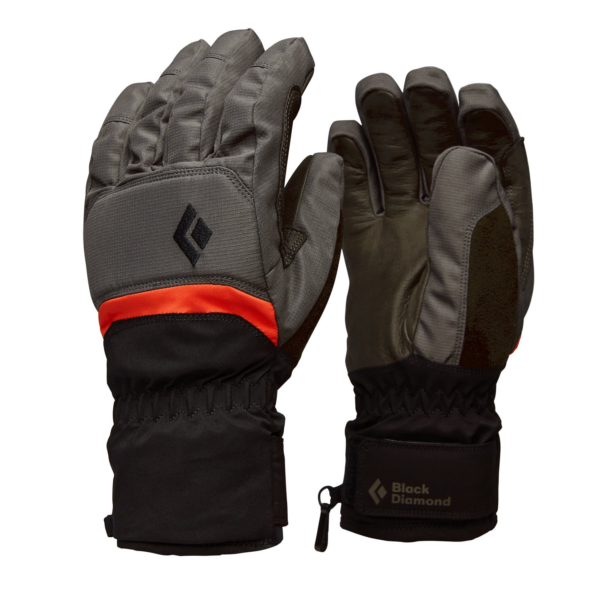 Black Black M Fleecehandschuhe Glove Walnuts Mission Diamond Accessoires Diamond Herren