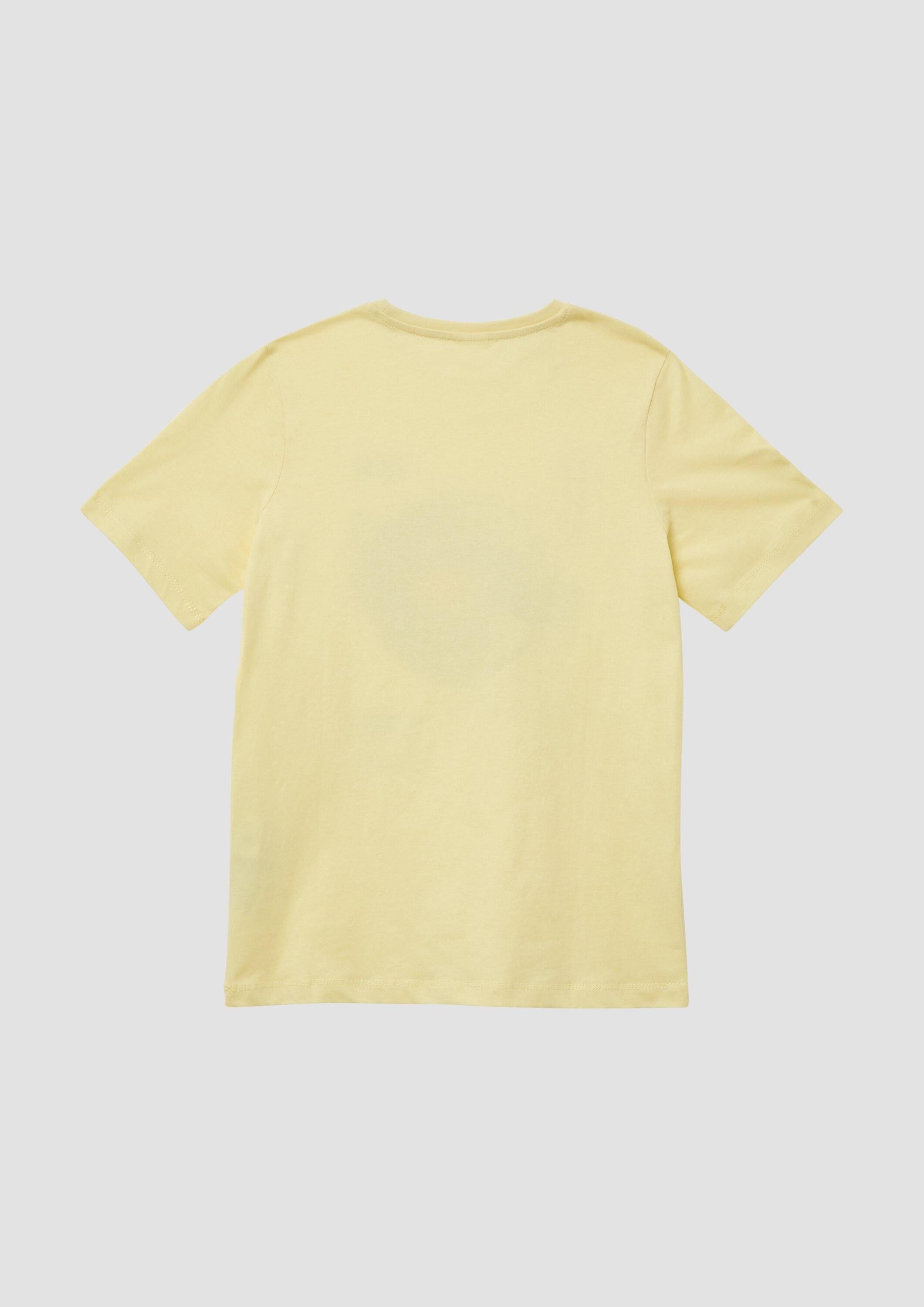 s.Oliver Kurzarmshirt T-Shirt T-Shirt mit Frontprint – Bild 2 von 5