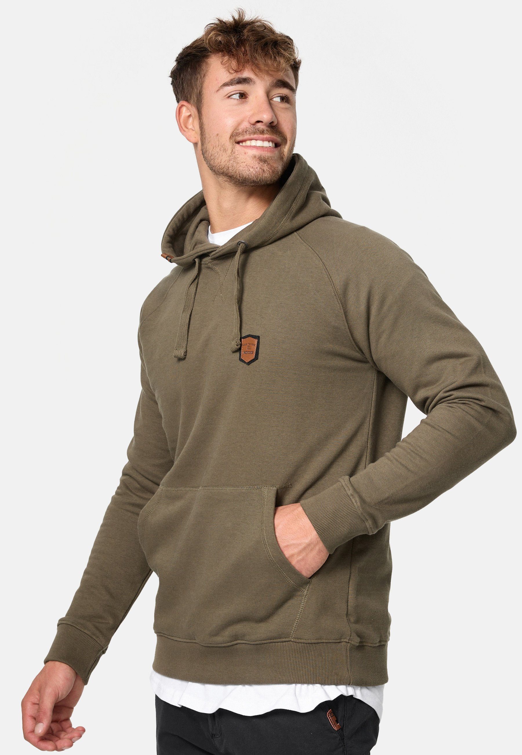 Indicode Hoodie Litcham Army