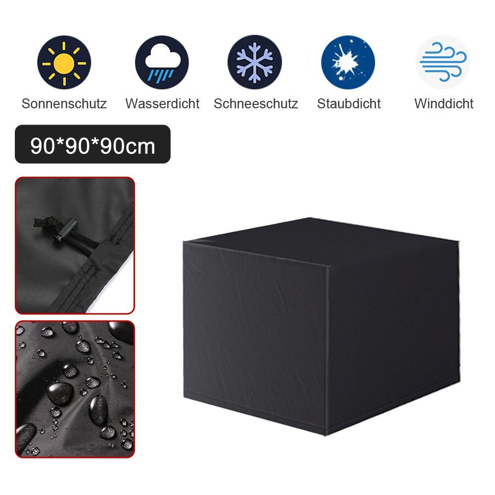OSTWOLKE Gartenmöbel-Schutzhülle Gartentisch Abdeckung Schutzhülle Gartenmö günstig online kaufen