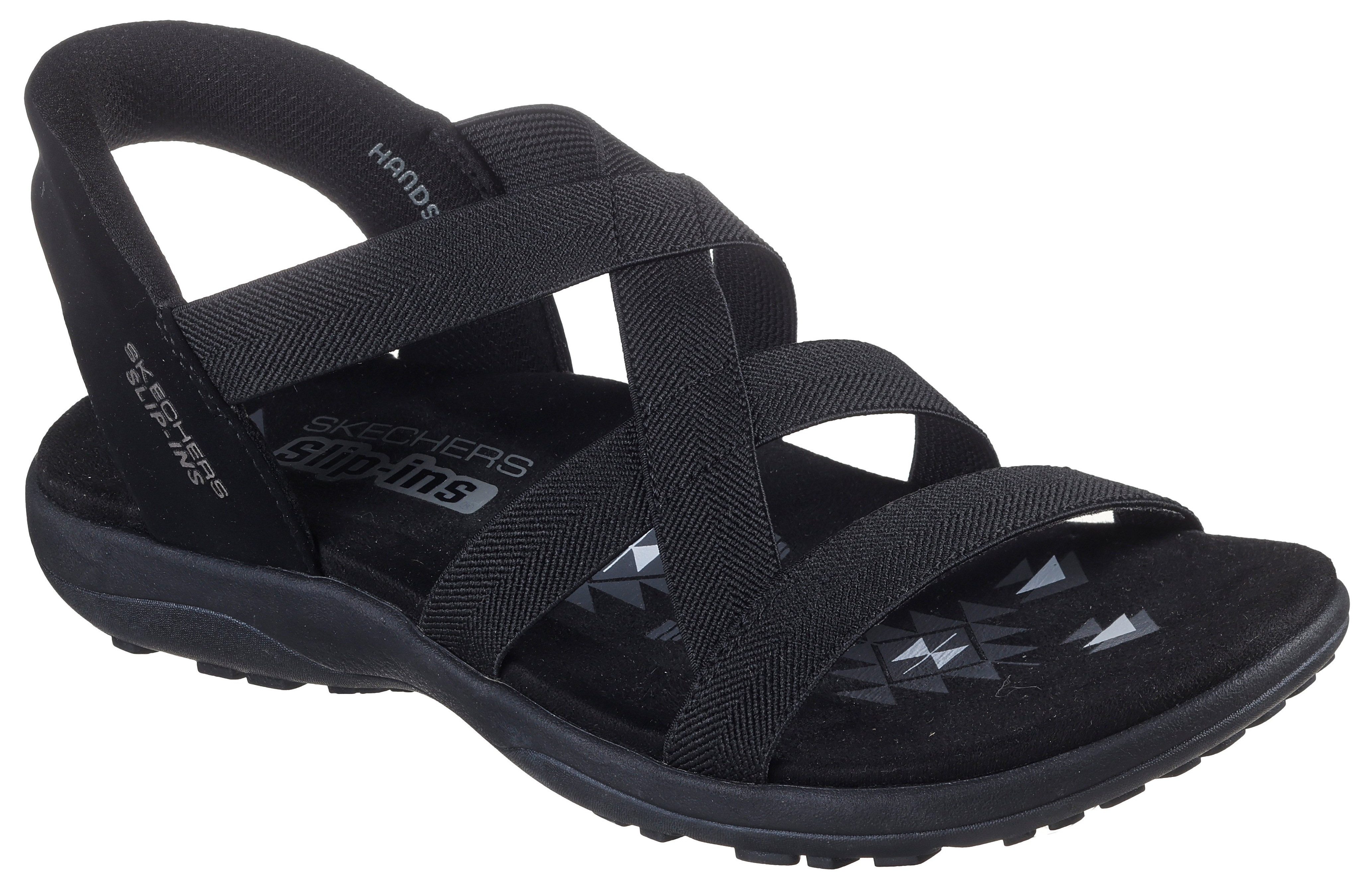 Skechers REGGAE SLIM-STRETCH FLEX Sandale Flats, Trekking Sandale mit Slip- günstig online kaufen