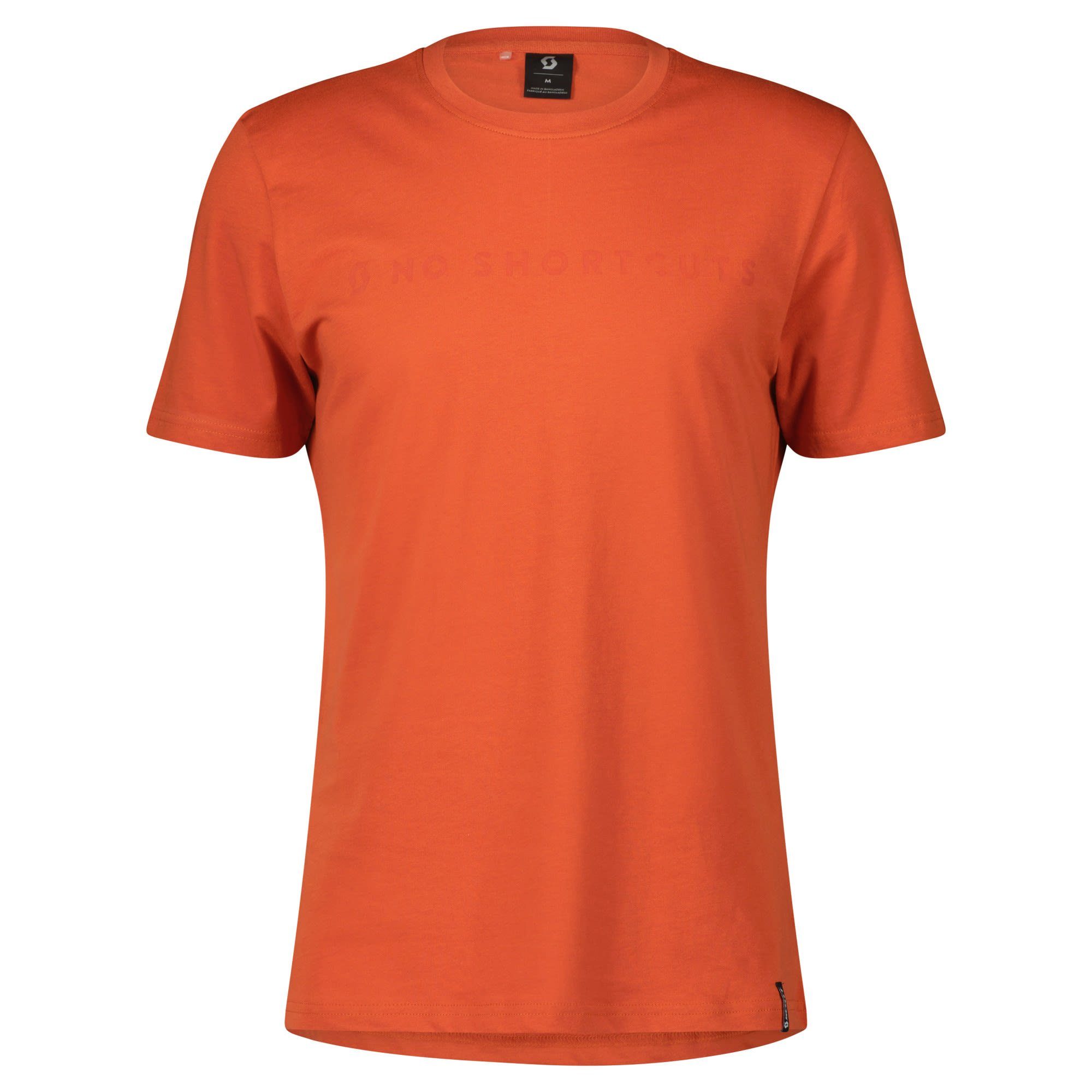 Scott T-Shirt Scott M No Shortcuts S/sl Tee Herren Kurzarm-Shirt Braze Orange