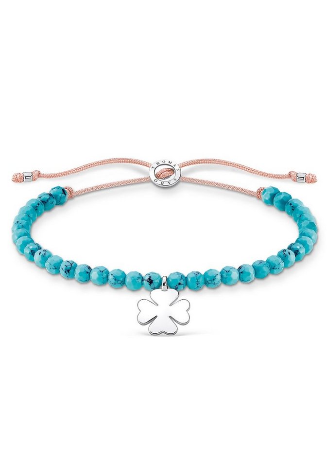 THOMAS SABO Armband »Kleeblatt, A198390517L20v«, mit imit. Türkis online kaufen OTTO THOMAS SABO Armband »Kleeblatt, A198390517L20v«, mit imit. Türkis online kaufen OTTO