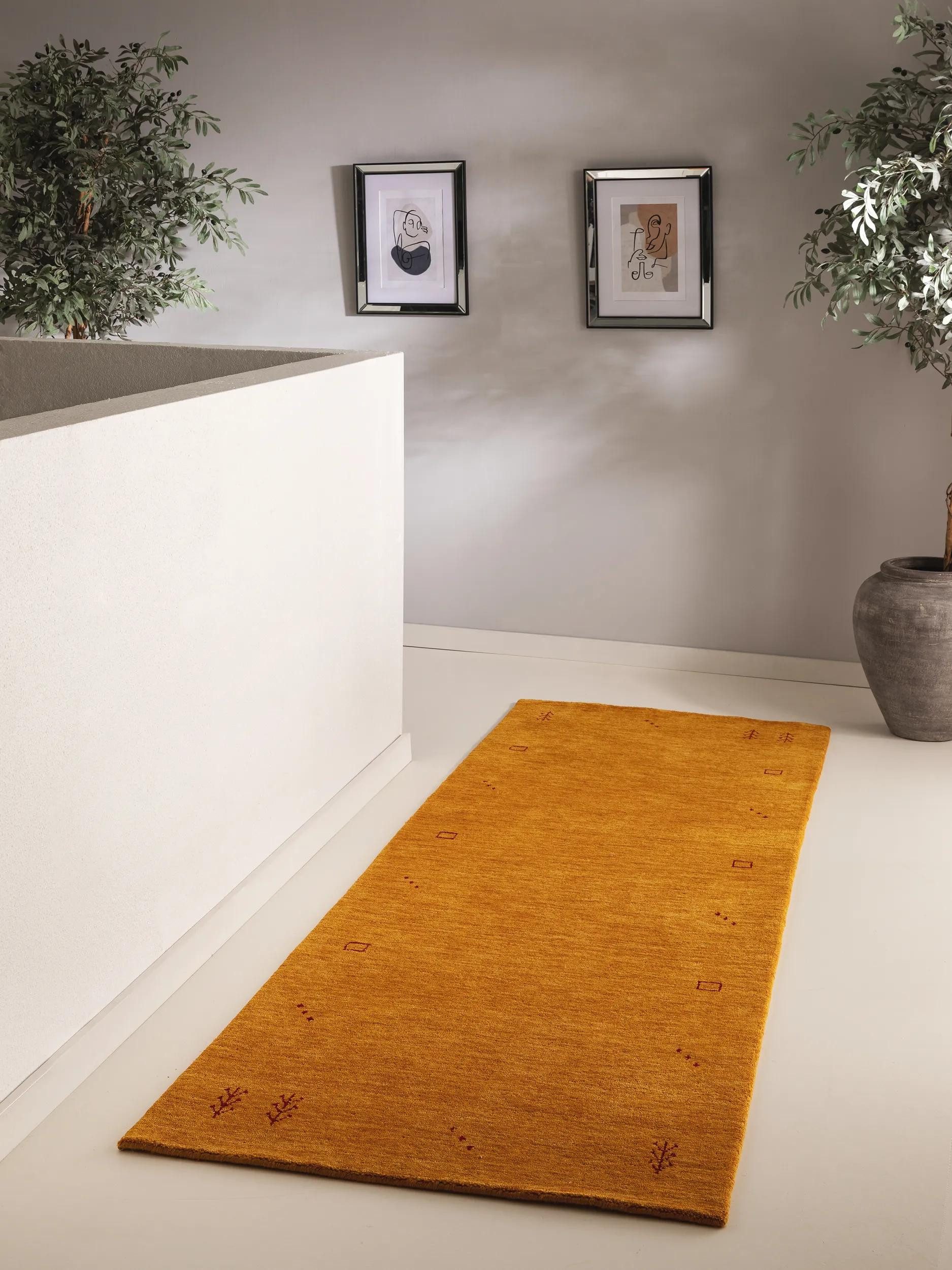 benuta Wollteppich Jamal, rechteckig, Höhe: 6 mm, Wolle, Teppich Wohnzimmer, Schlafzimmer, Esszimmer, Flur, Hygge