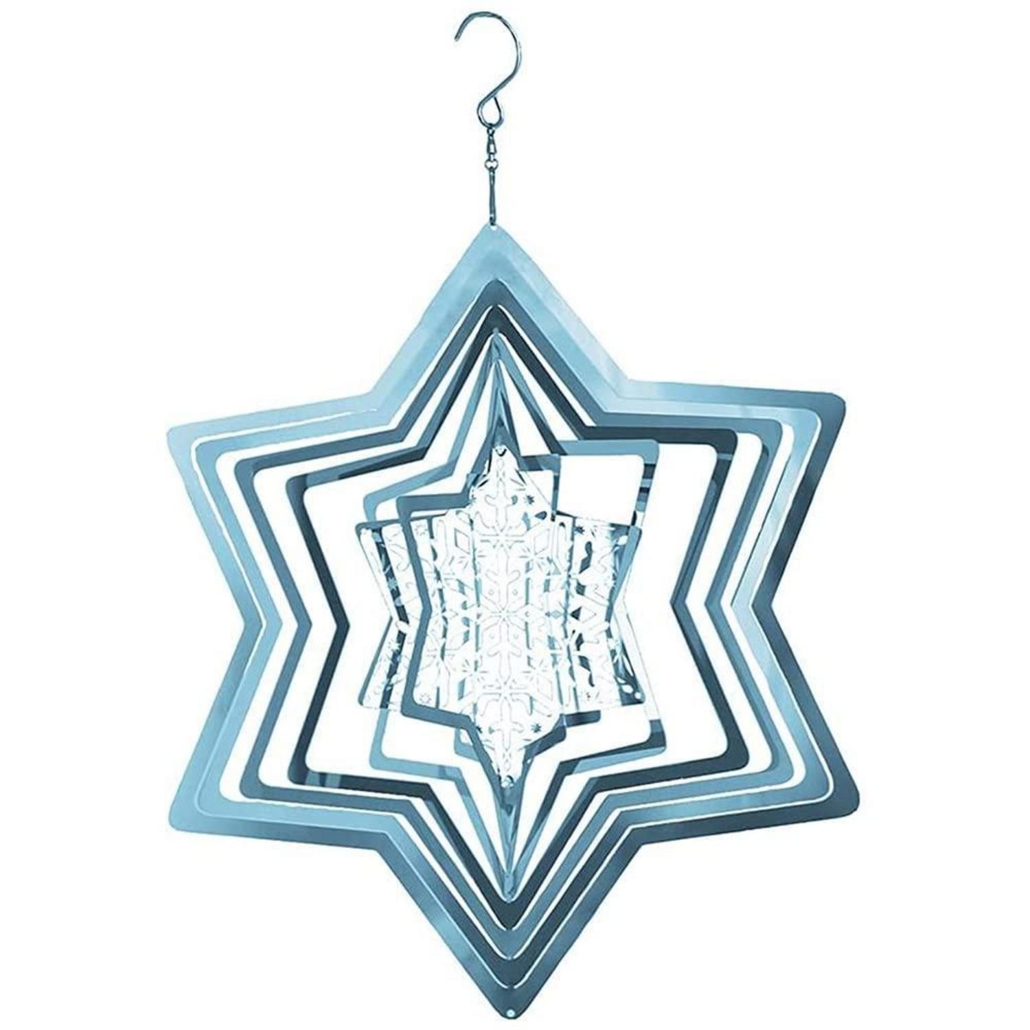 LuxusKollektion Windspiel Windspiel 3D Edelstahl rotierend (1 St)