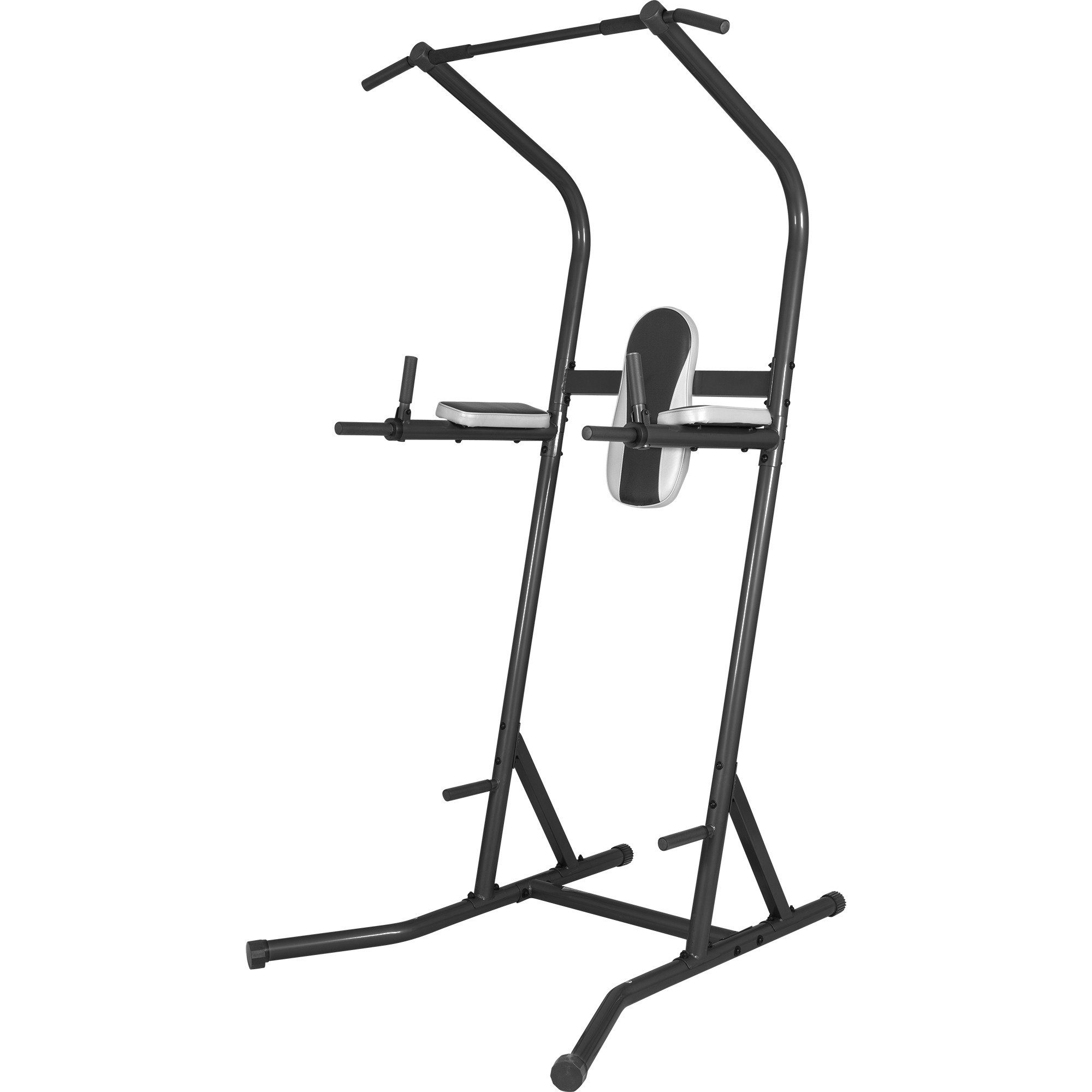 Trainingsstation Power Tower - mit Klimmzugstange, Dip Station, Kraftstation, Fitness