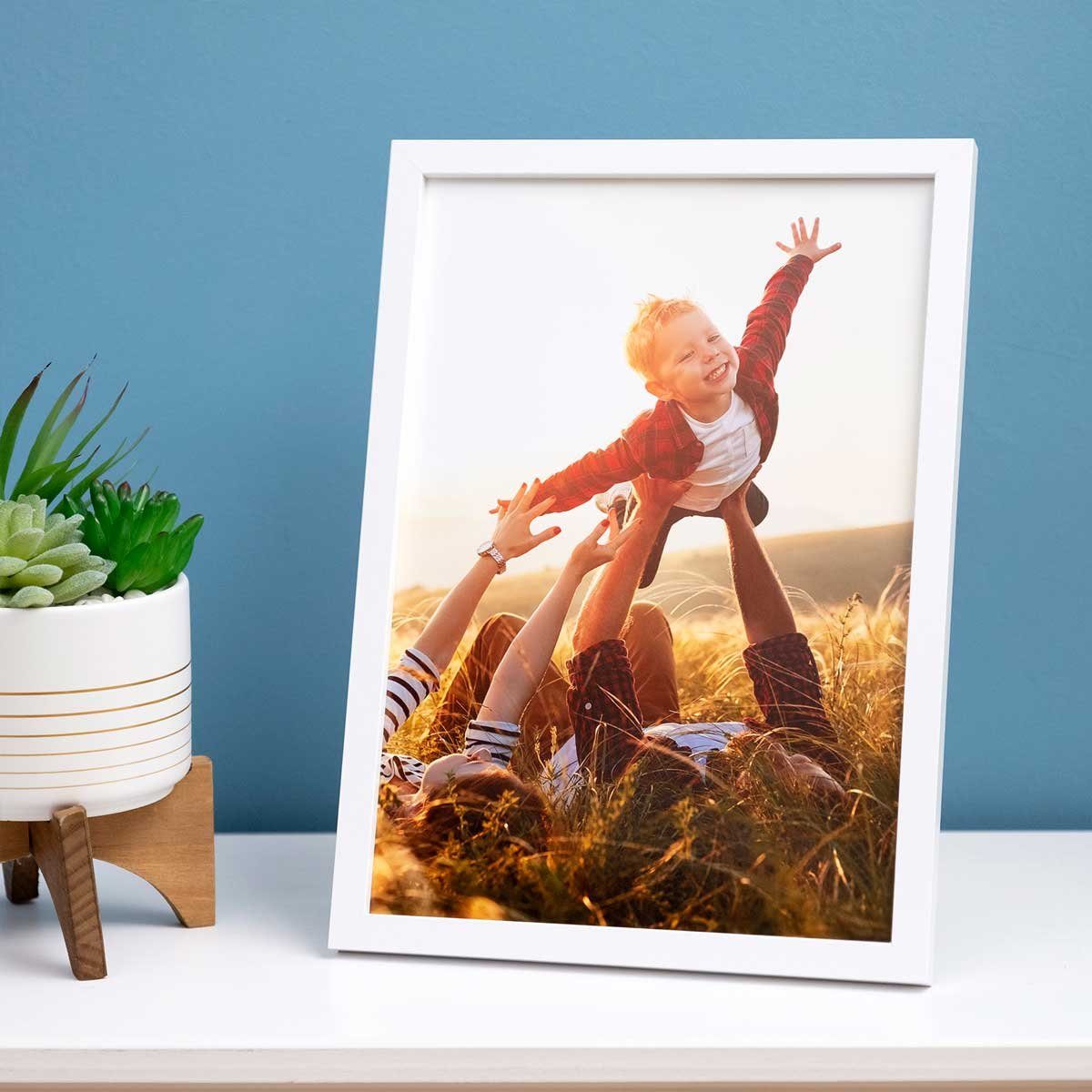 PHOTOLINI Bilderrahmen Poster-Einzelrahmen Modern Schmal günstig online kaufen