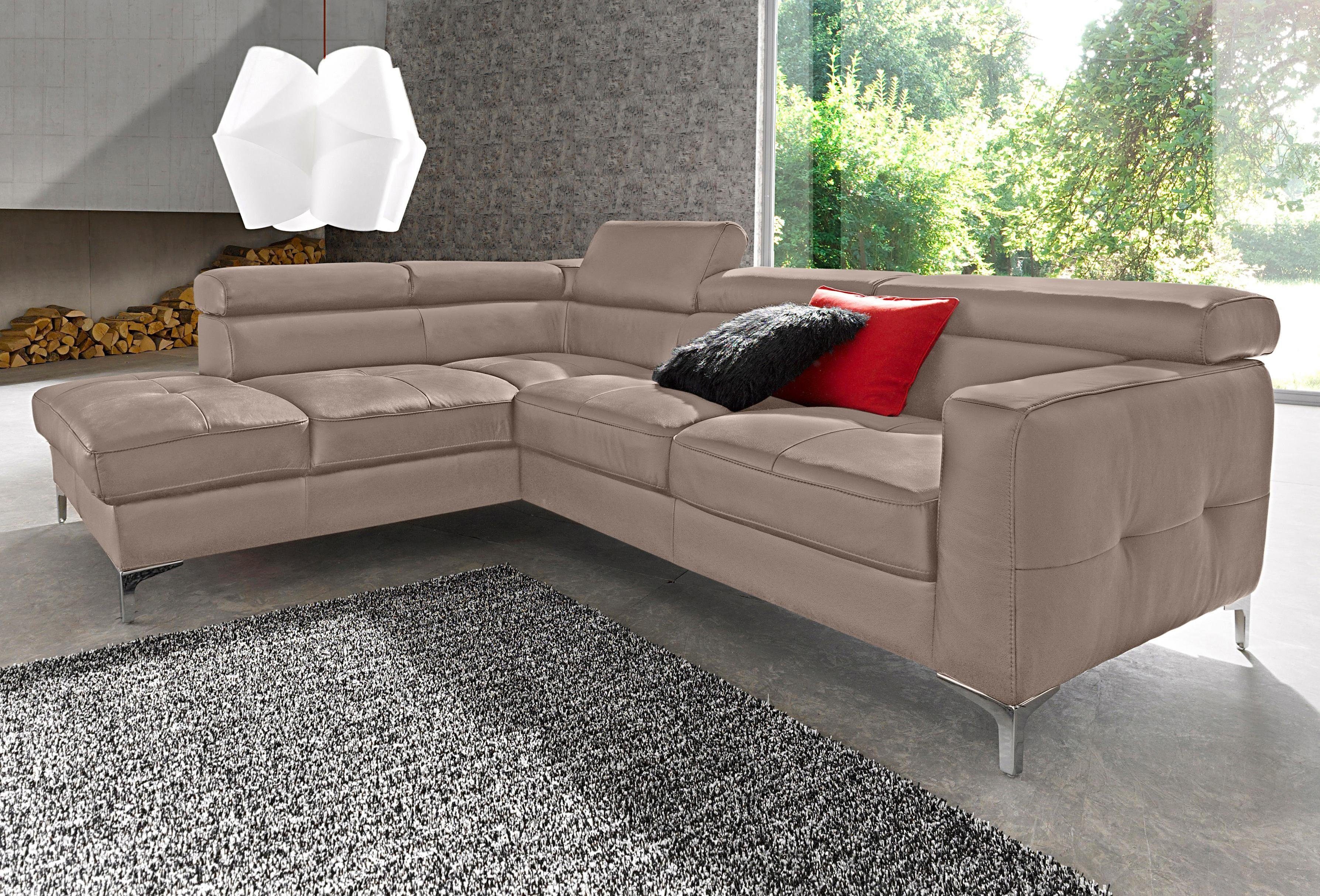 COTTA Polstergarnitur "Sammy L-Form", (Set), Set bestehend aus: Ecksofa mit günstig online kaufen