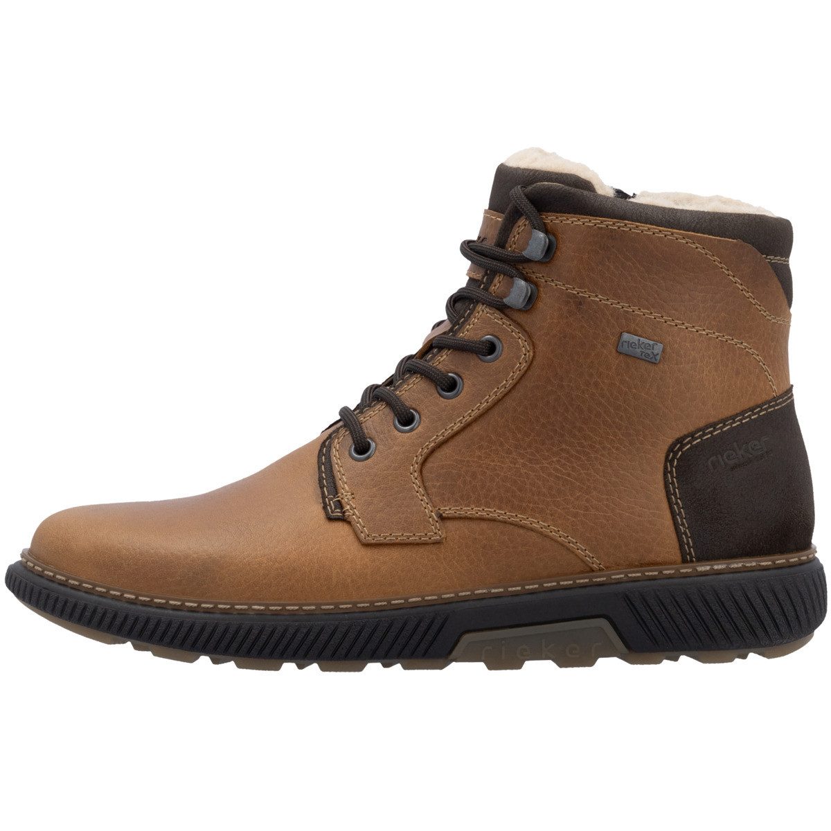 Rieker B3333 Herren Schnürboots Stiefeletten, Stiefel, Winterstiefel, Winterboots, Schneestiefel