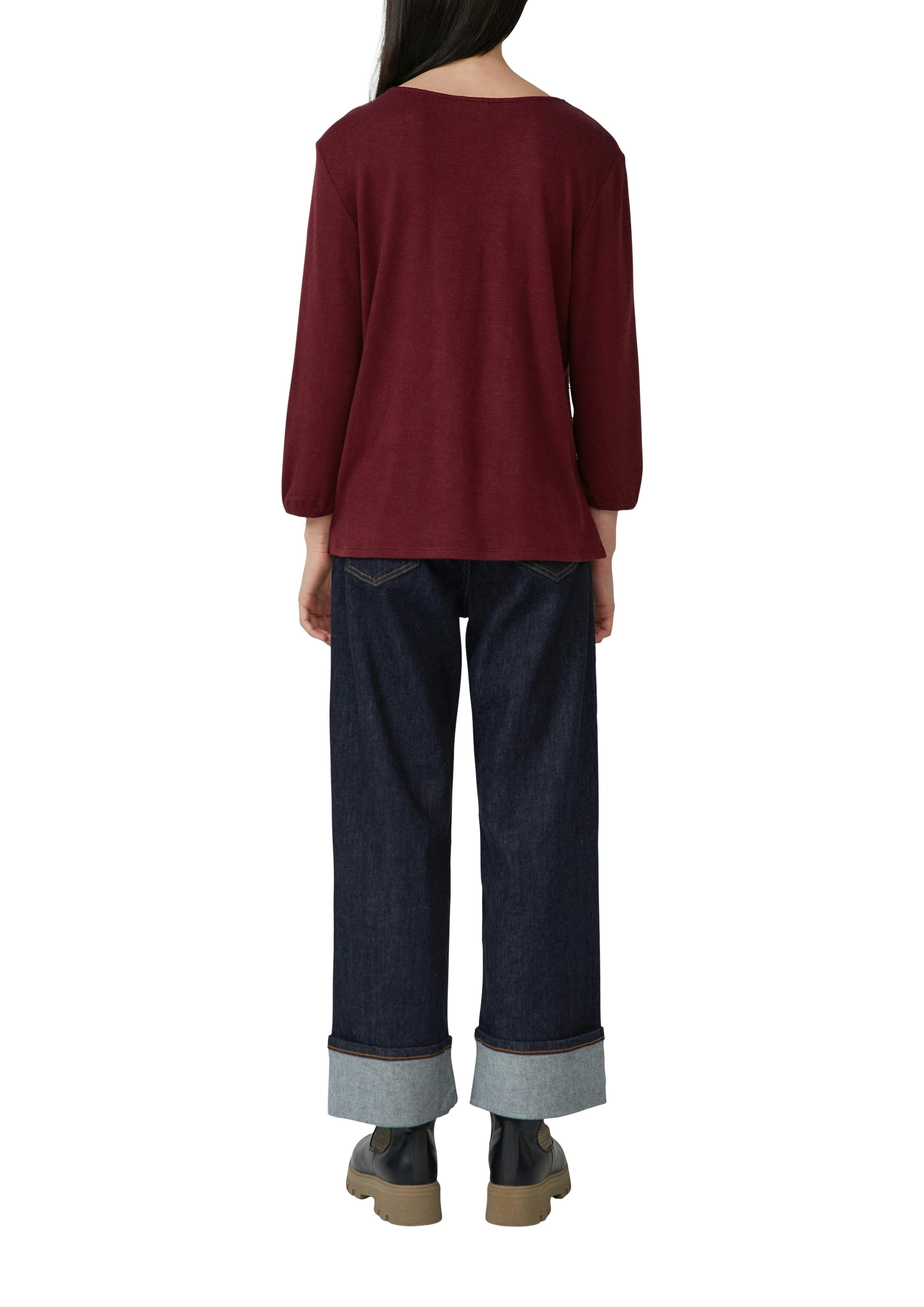 s.Oliver 3/4-Arm-Shirt mit V-Ausschnitt – Bild 2 von 4