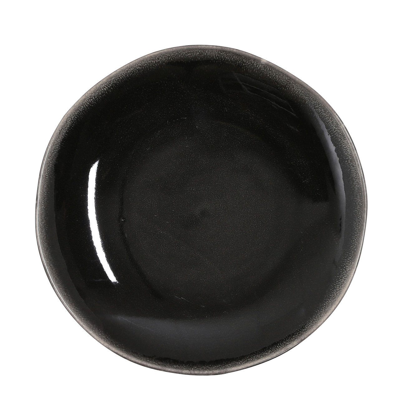 Mica Decorations Speiseteller Mica Essteller Tabo schwarz, Ø 26,5 cm x 3 cm