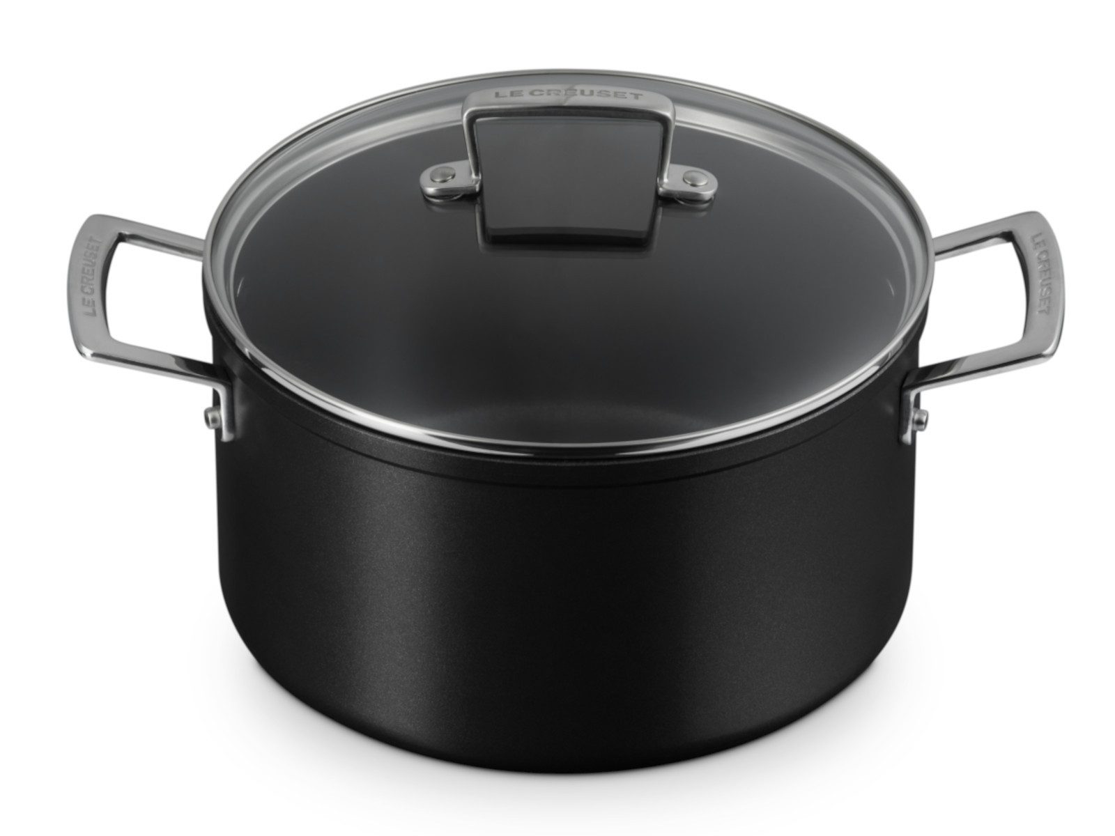 LE CREUSET Geschirr-Set Aluminium-Antihaft Kochgeschirrset 6tlg, Geschmiedetes Aluminium (harteloxiert)