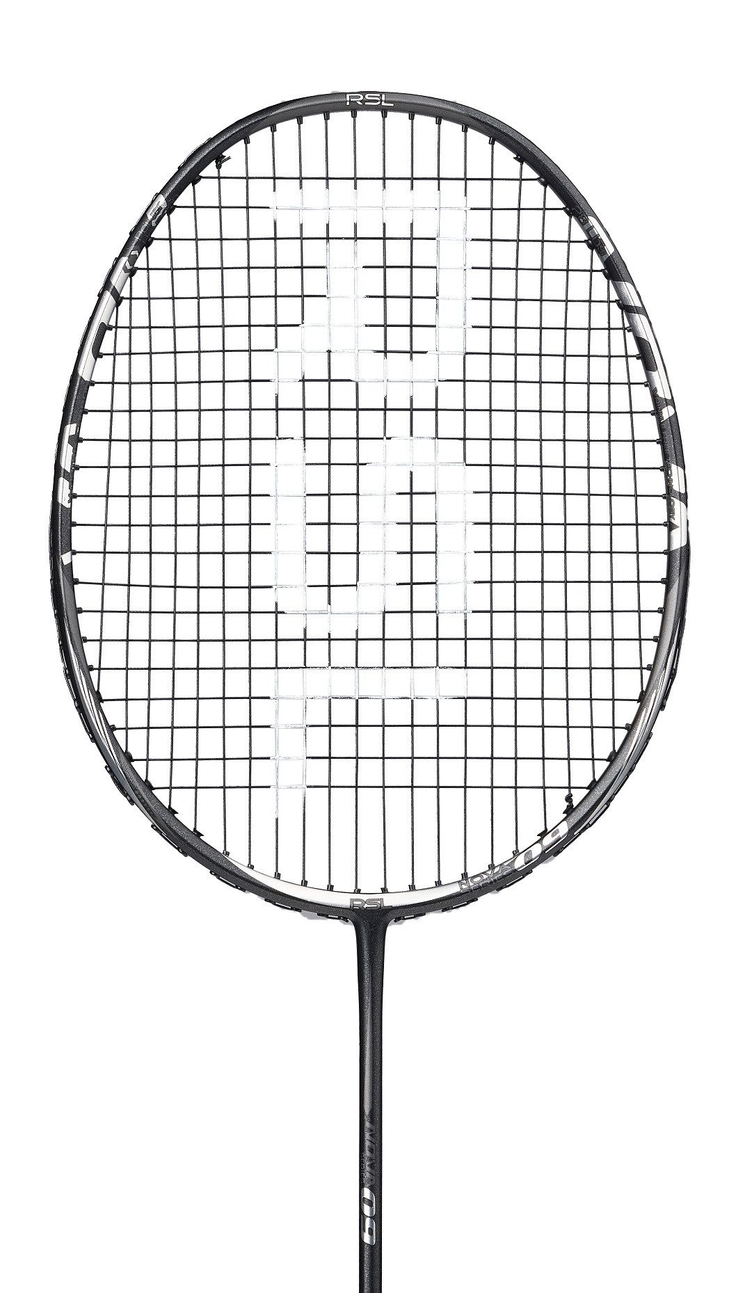 RSL Badmintonschläger Nova 09 (kopflastig, flexibel) silber - besaitet, Gewichtsklasse: 4U/G5