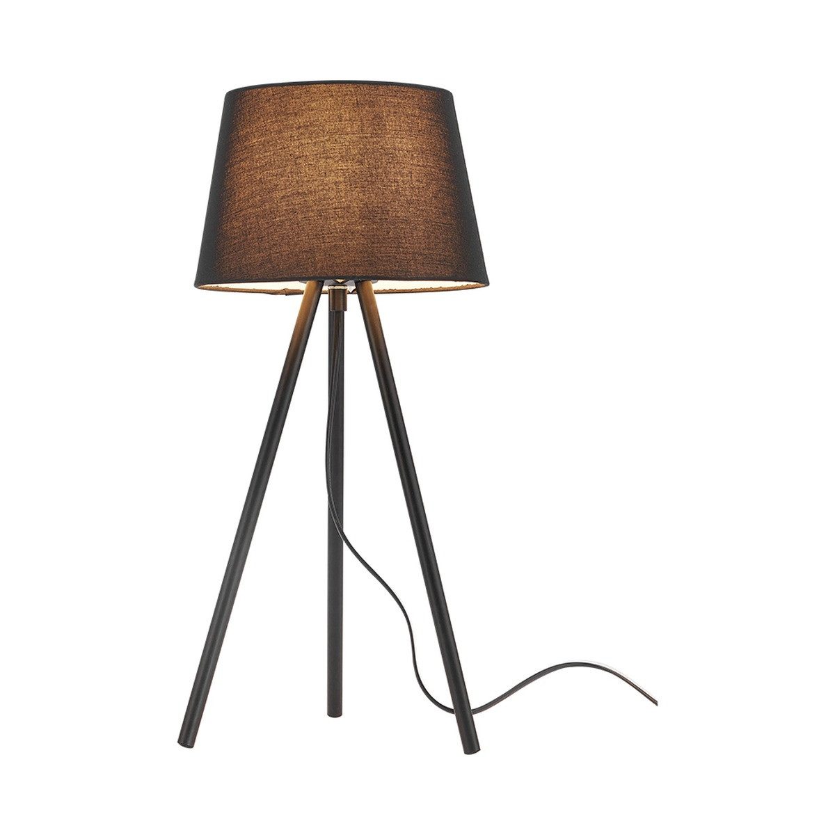 Braytron LED Stehlampe Moderne LED Stehleuchte mit 3-Bein Design und satiniertem Schirm, ohne Leuchtmittel, E27 Fassung (ohne Leuchtmittel), Fußschalter