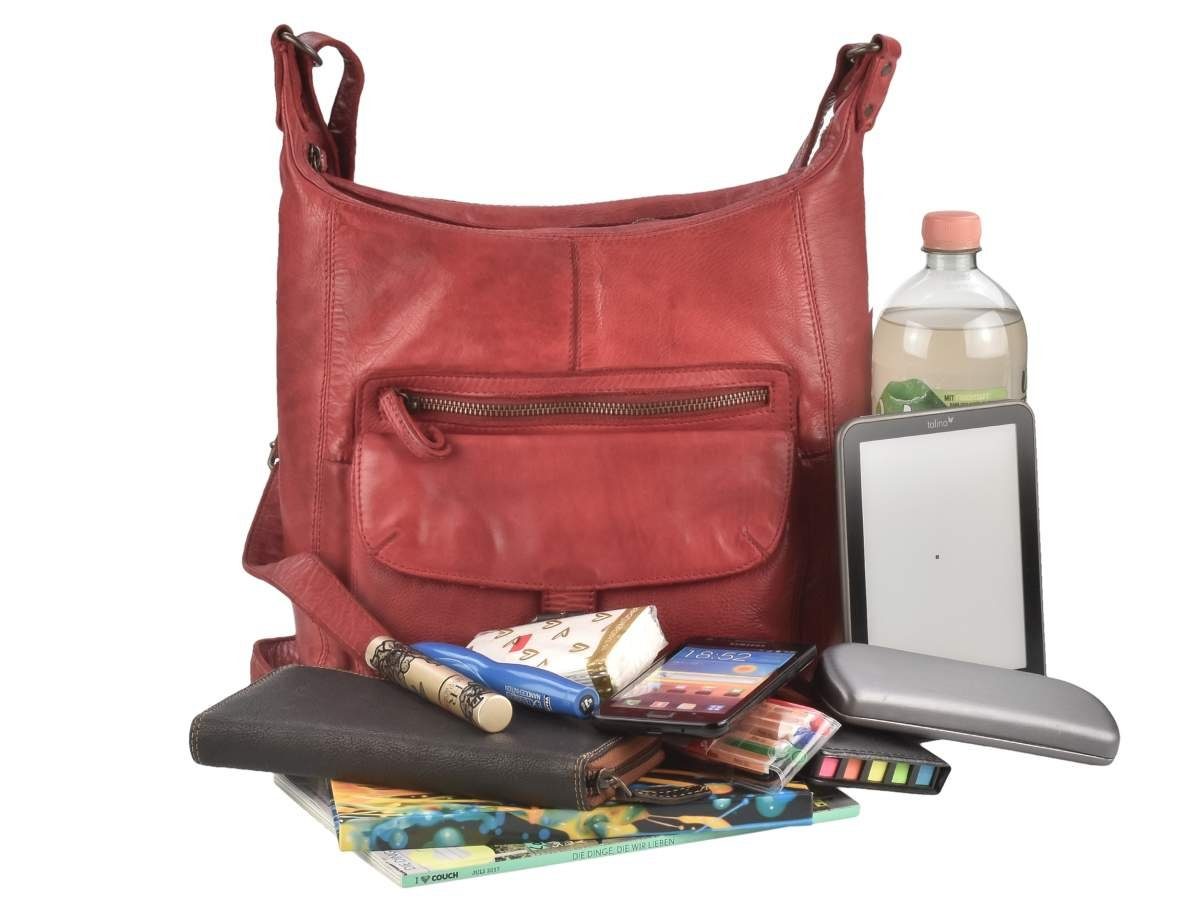 Bear Design Umhängetasche "Anna" Cow Lavato Leder Umhänger Schultertasche 3 günstig online kaufen