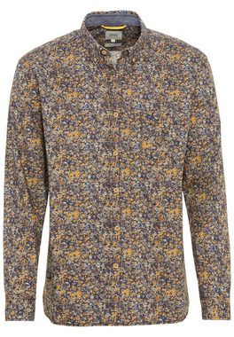 camel active Langarmhemd mit Allover Print Button-Down