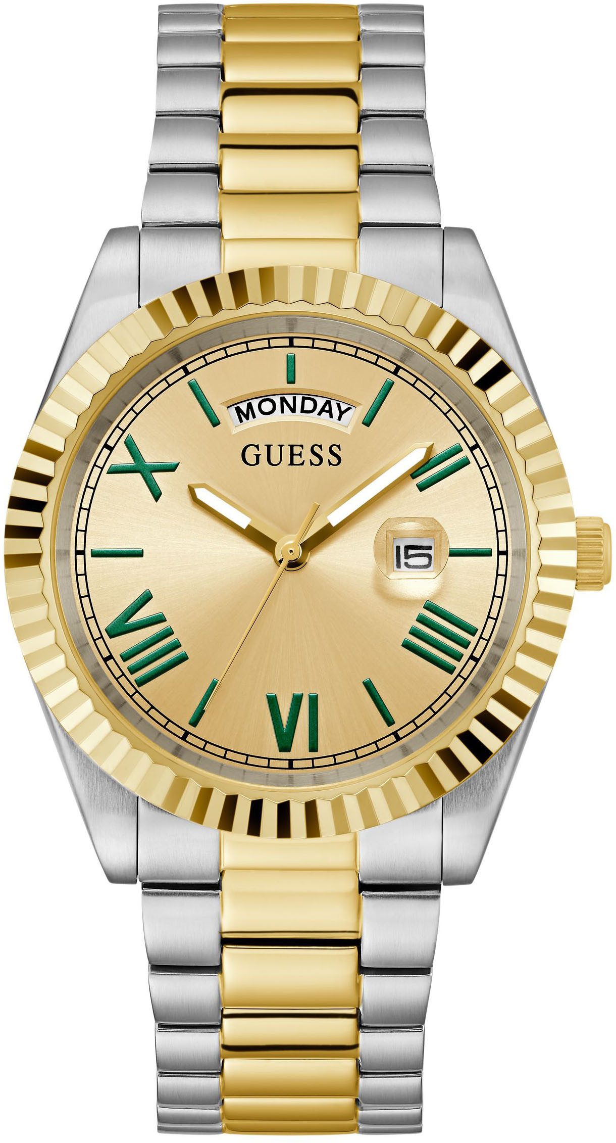 Guess Quarzuhr CONNOISSEUR GW0265G14, Armbanduhr, Herrenuhr, Datum, Wochent günstig online kaufen
