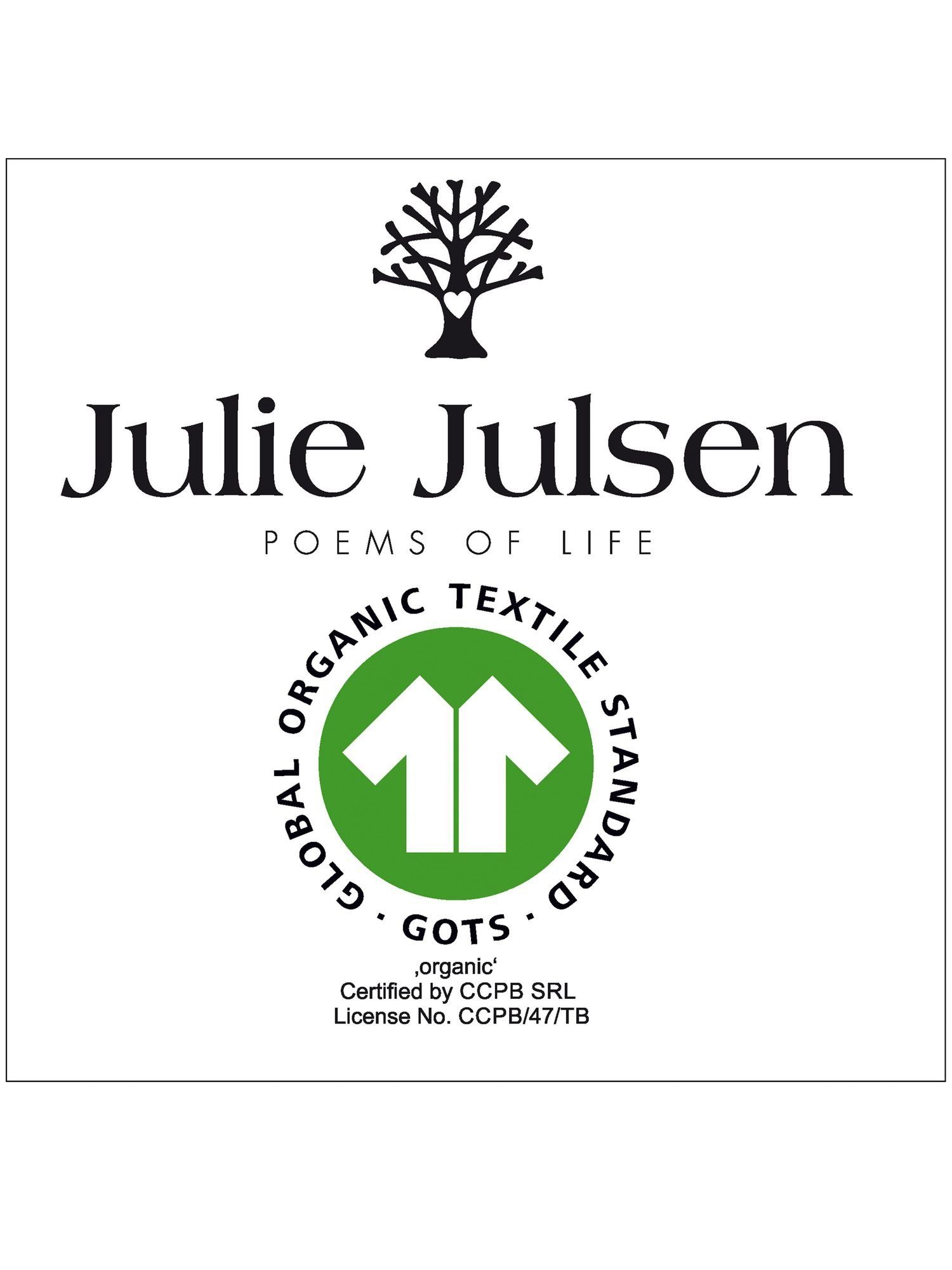 Julsen Julie cm, x 1-Handtuch-Sand-Handtuch Handtuch (1-St) 50 Bio-Baumwolle 100