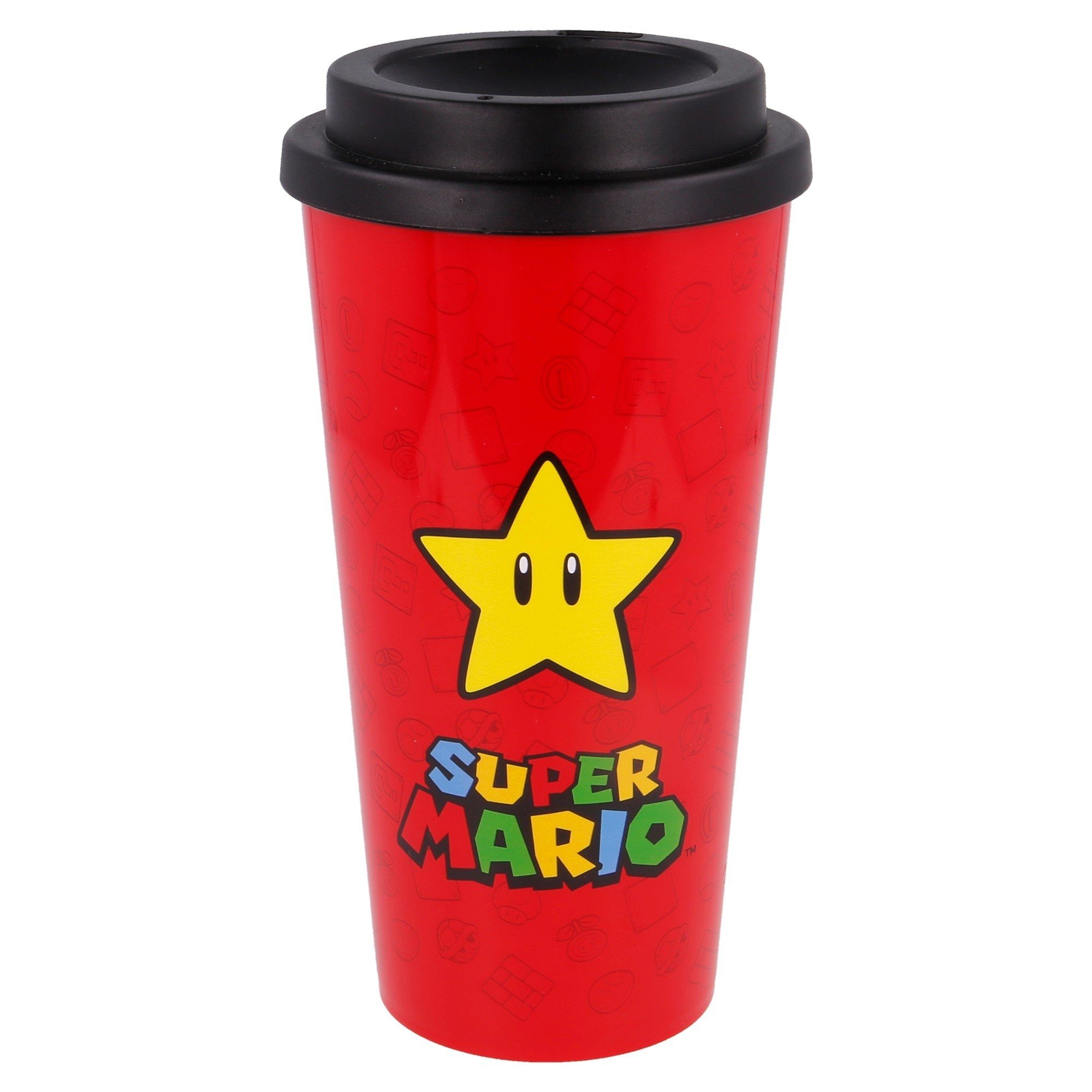 Mario Super Mario 520 Coffee-to-go-Becher ml doppelwandiger Super Kaffeebecher