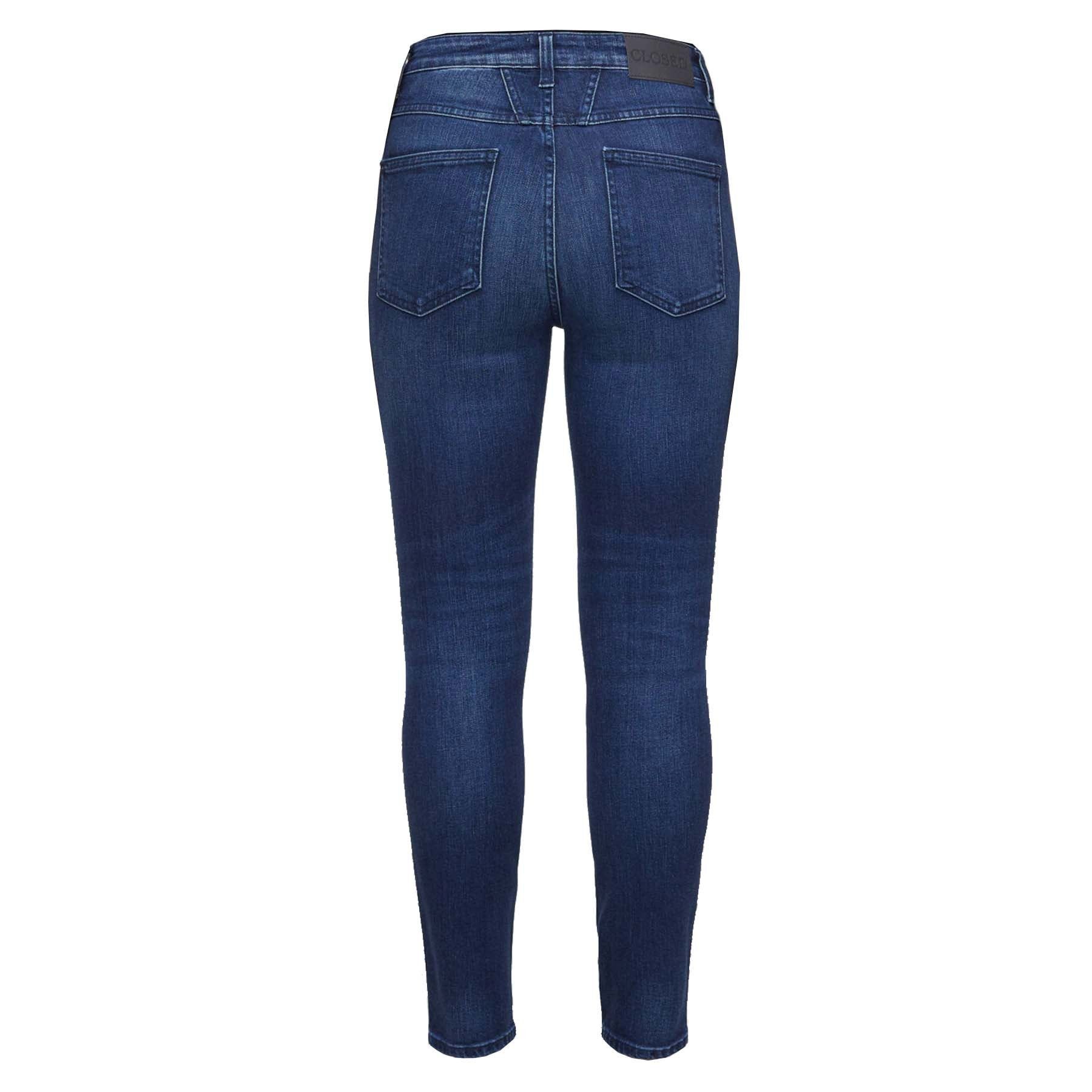 CLOSED Skinny-fit-Jeans CLOSED Jeans SKINNY PUSHER LONG High Waist - Dark Blue