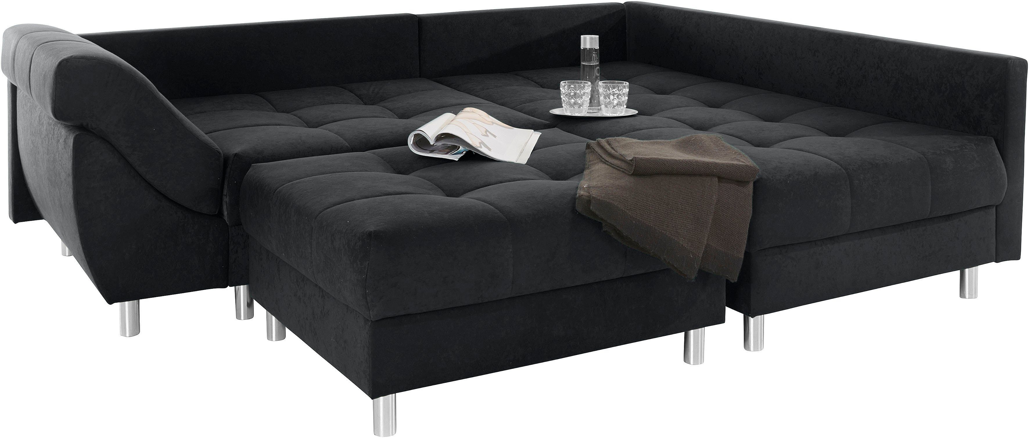 Ecksofa COLLECTION (Spar-Set), Recamiere Polstergarnitur oder Hocker, montierbar links und Joseli, AB rechts