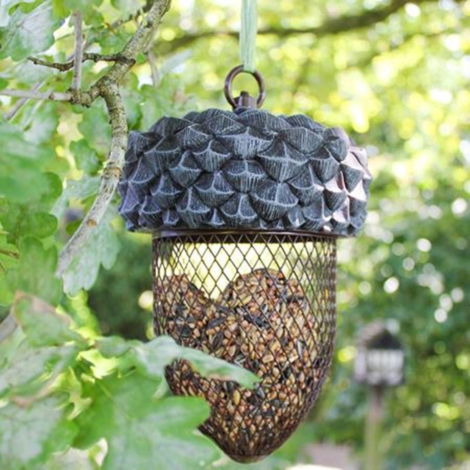 Vogelhaus Vogel-Futterstelle Eichel Futterspender Vogelfutterstation Vogelfutter
