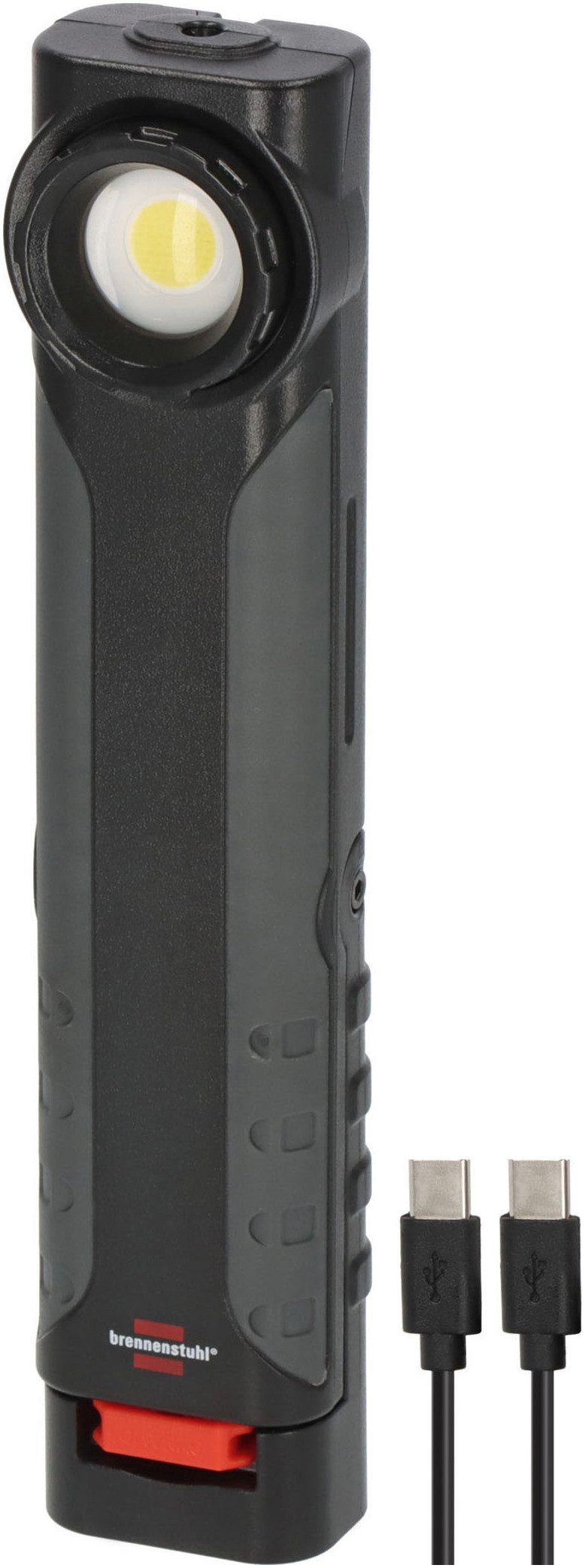 Brennenstuhl LED Nachtlicht Akku LED Handlampe HL 600 AD mit Dynamo Schnelllademöglichkeit, USB-Ladefunktion
