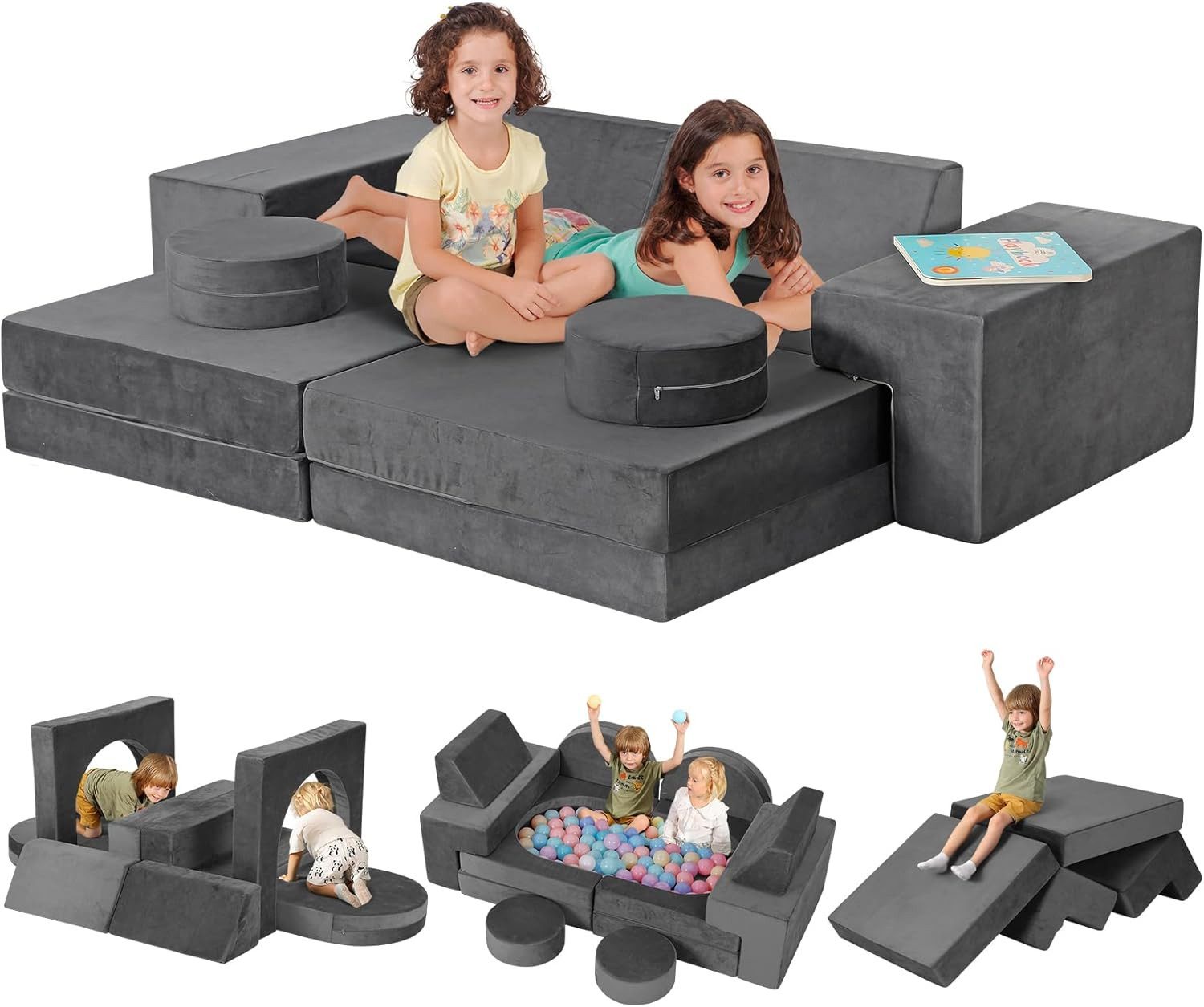 OUNUO Kindersofa Kindersofa aus Schaumstoff Bausteine günstig online kaufen