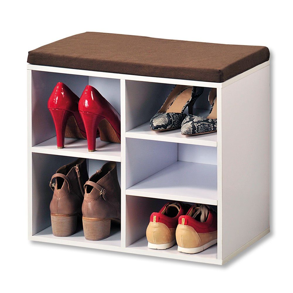 & Kesper Sitzkissen, for home Schuhschrank weiß, klein mit Schuhschrank kitchen KESPER