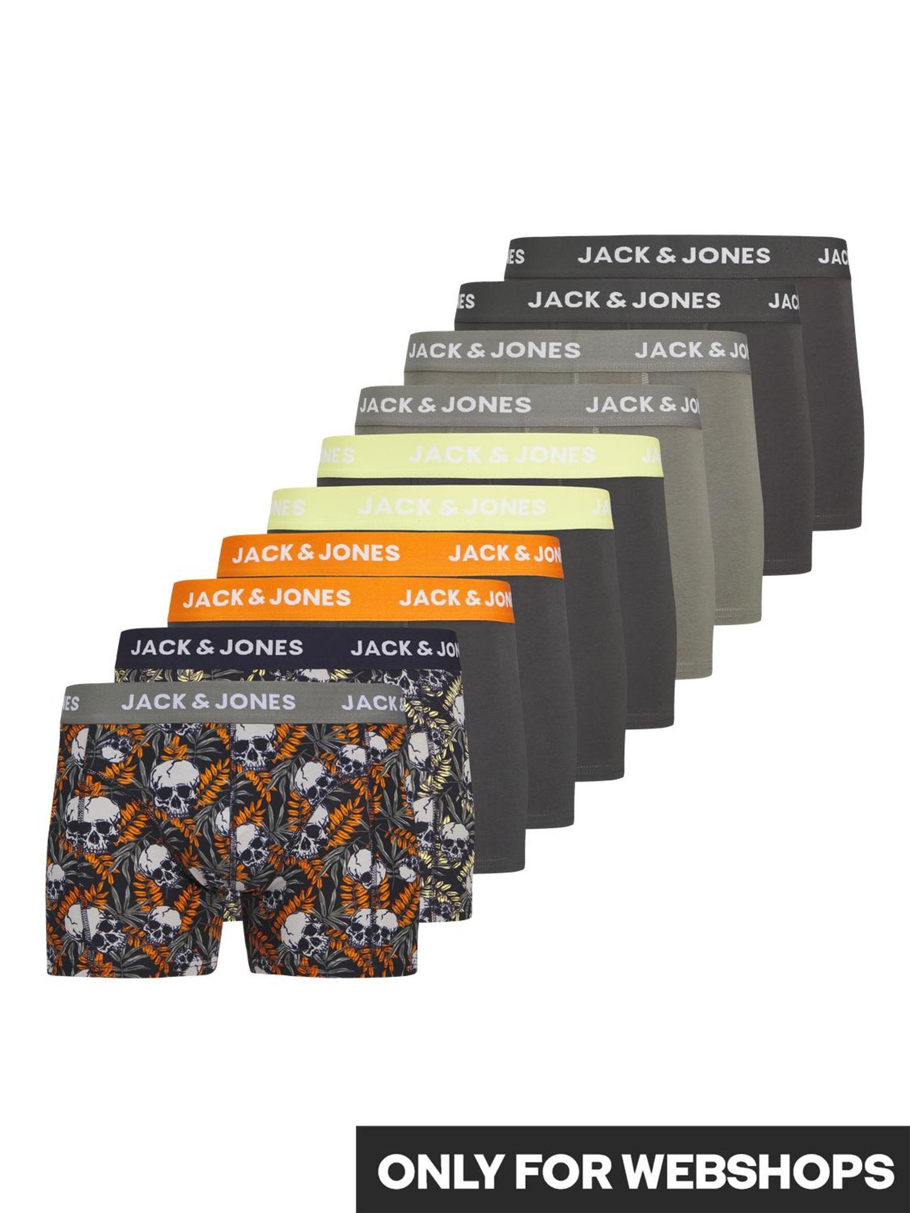 Jack & Jones Trunk JACHUGO SKULLS TRUNKS 10 PACK (Packung, 10-St)