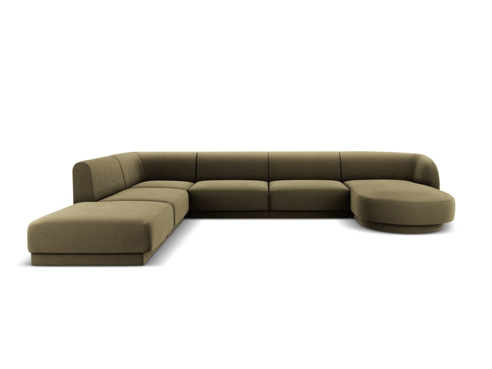 Micadoni Ecksofa Miley, Panorama 6-Sitzer günstig online kaufen