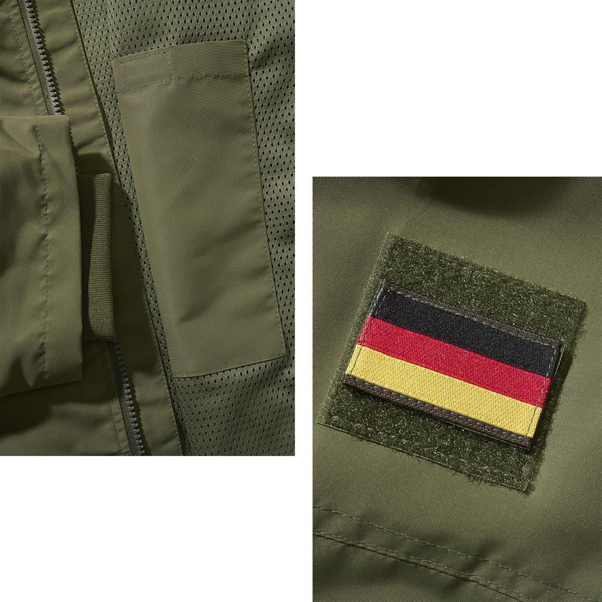 BWuM Windbreaker BWuM Tactical Windbreaker Zipper Sommer + Patch & Flaggen günstig online kaufen