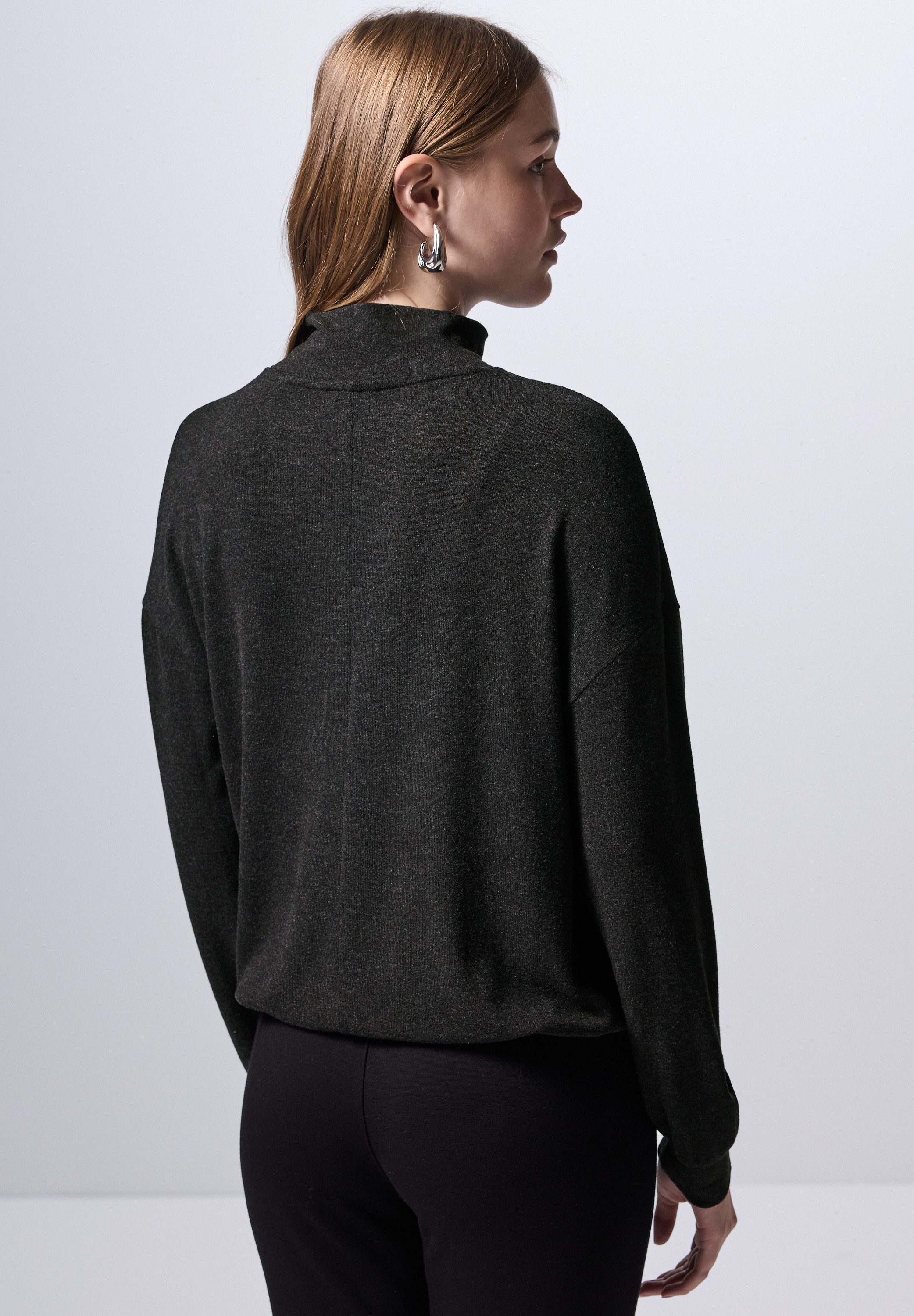 STREET ONE STUDIO Langarmshirt aus softem günstig online kaufen