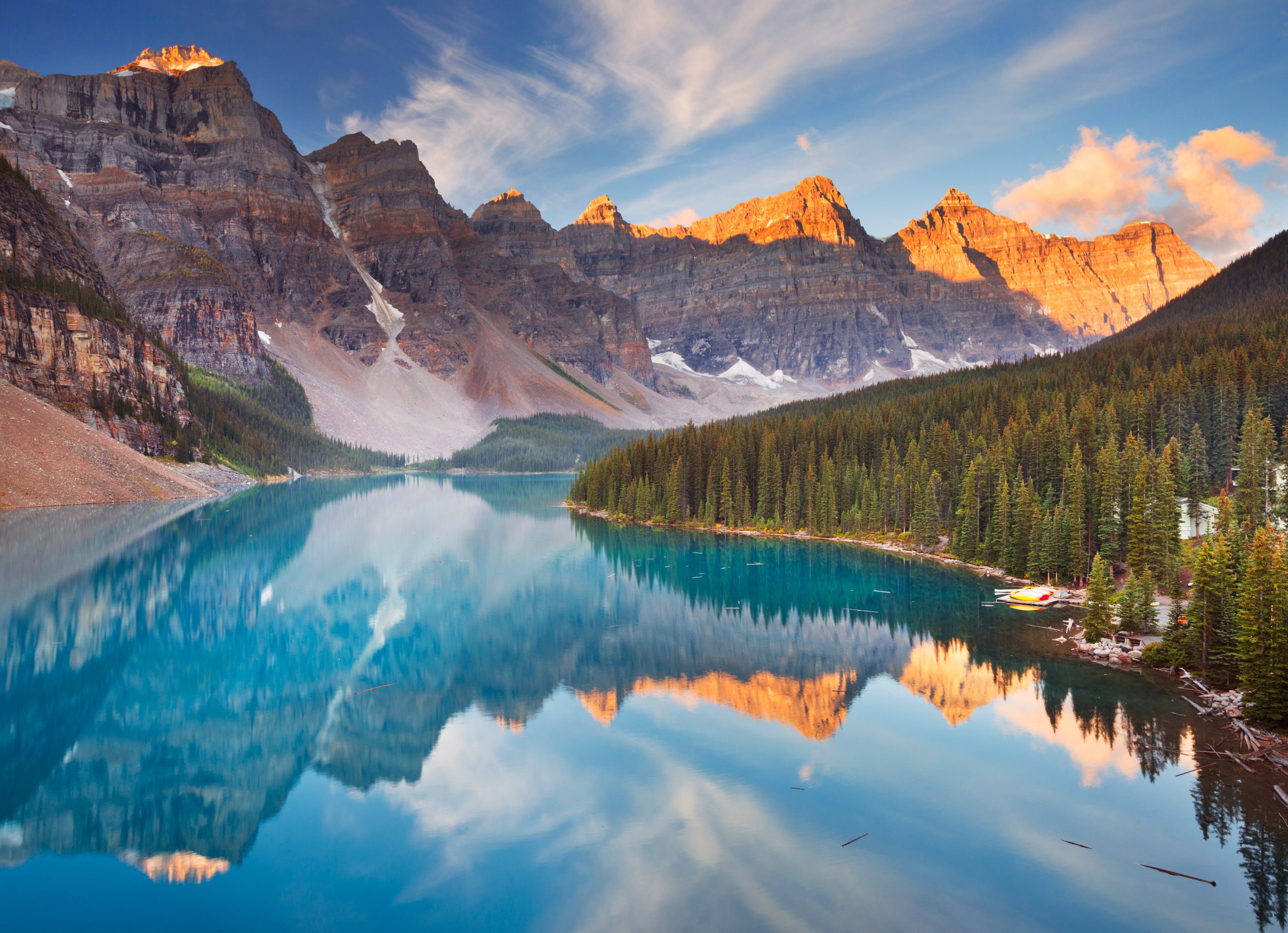 PAPERMOON Fototapete »Moraine Lake Rocky Mountains«, in ...