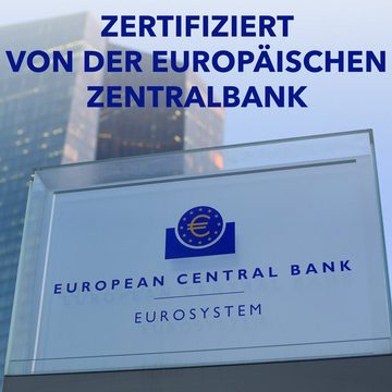 Jubula Banknotenzähler MV-500, Geldzählmaschine für gemischte Geldscheine EUR, USD, GBP, SEK usw.