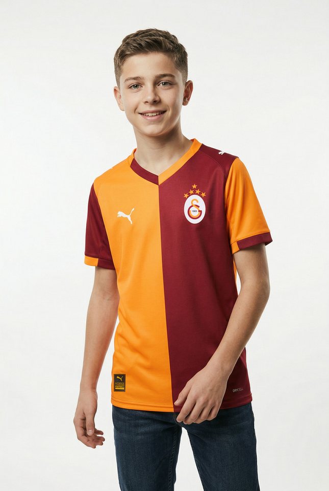 PUMA Fußballtrikot GSK HOME JERSEY REPLICA JR W/O SPONSOR WITH STAR für Fußball, Kurzarm, mit V-Ausschnitt, Regular Fit