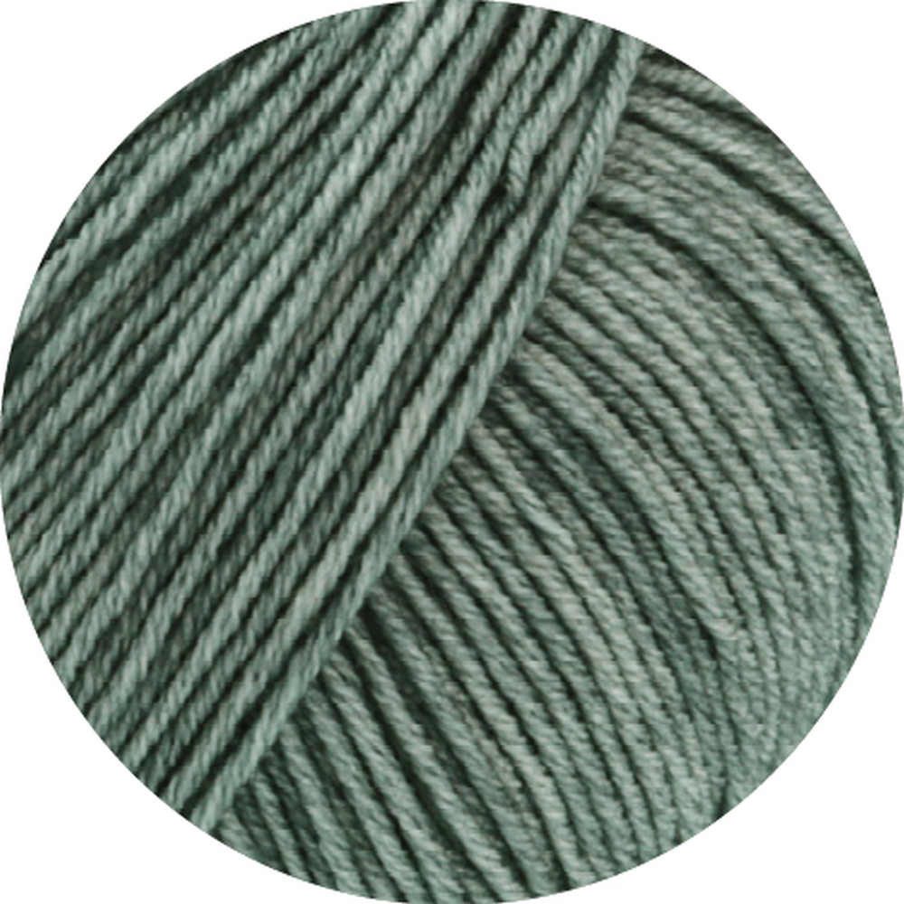 LANA GROSSA COOL WOOL VINTAGE Häkelwolle, 160 m (50 Gramm), Naturgarn aus reiner Merinowolle im meliertern Ton-in-Ton Design