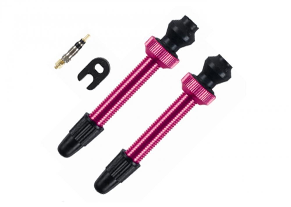 Barbieri Fahrradreifen Barbieri Tubelessventil Alu SV 45mm pink VE 2 Stück