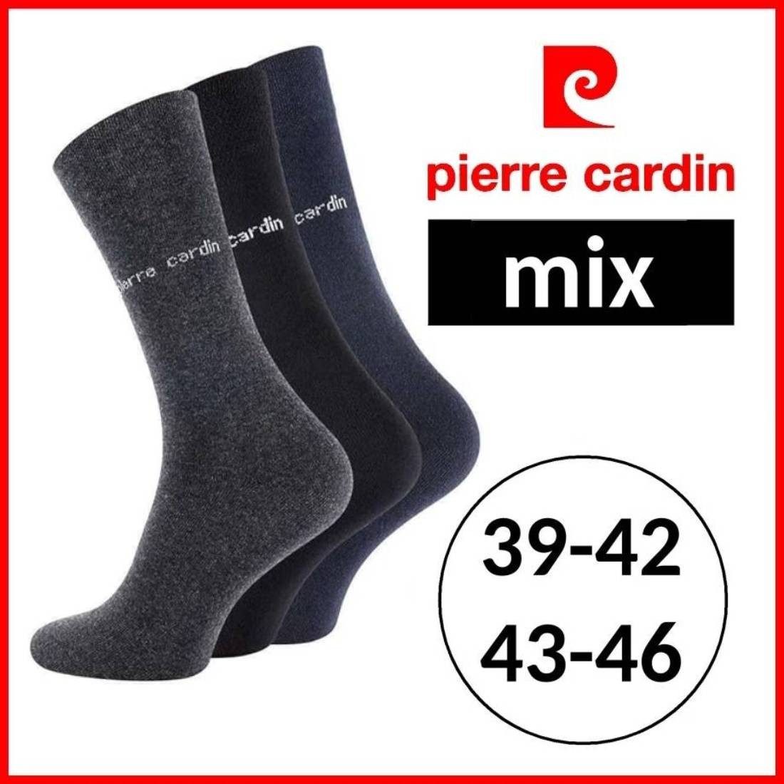 Pierre Cardin Businesssocken bequeme Herren Anzugsocken im Farben Mix (9-Paar)